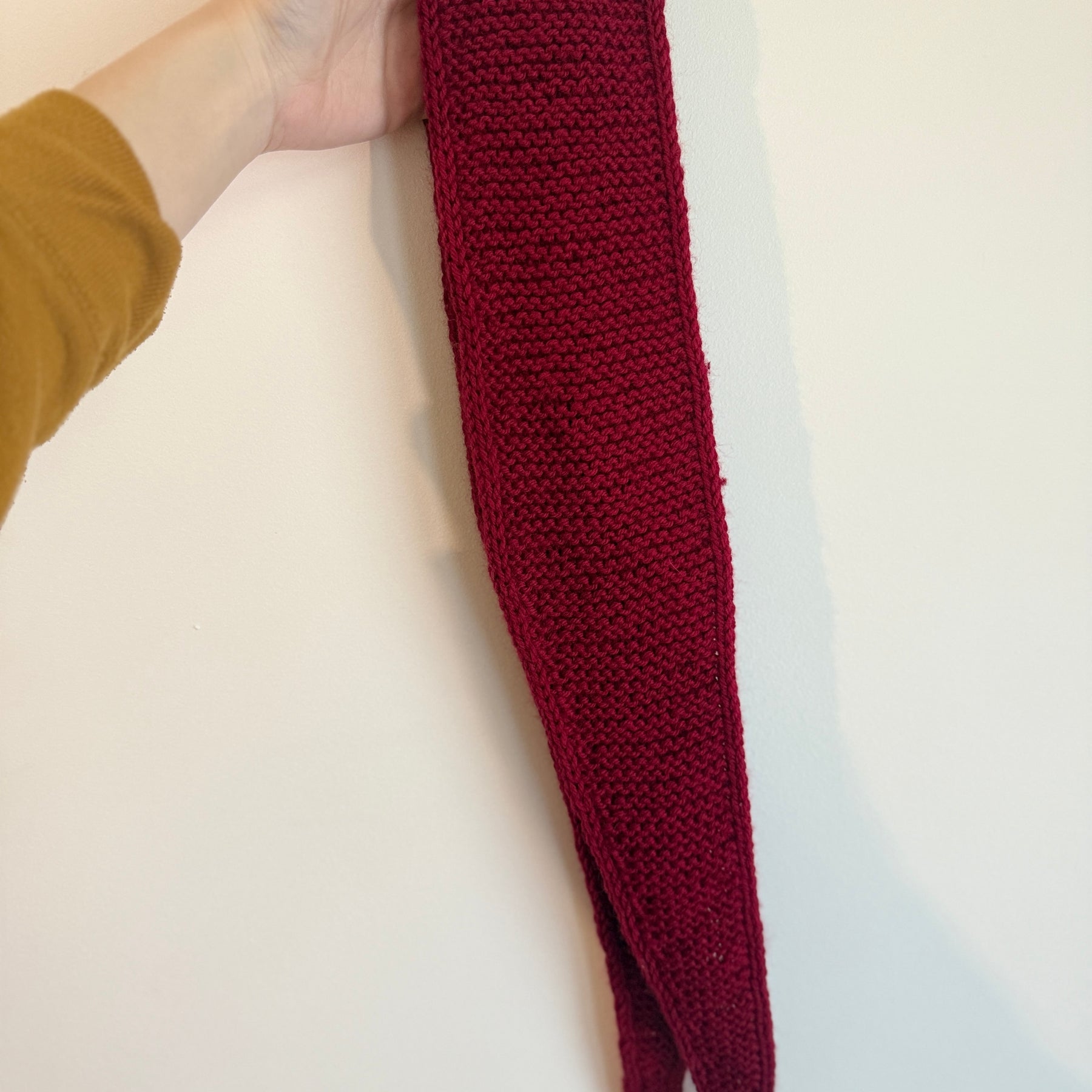 Burgundy sophie scarf