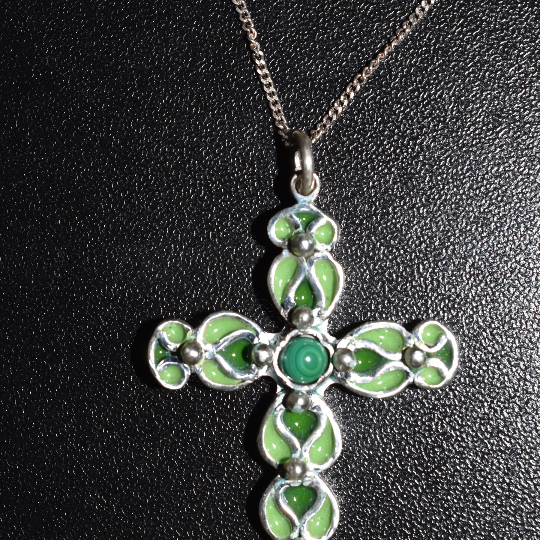 Enameled Cross (Pendant)