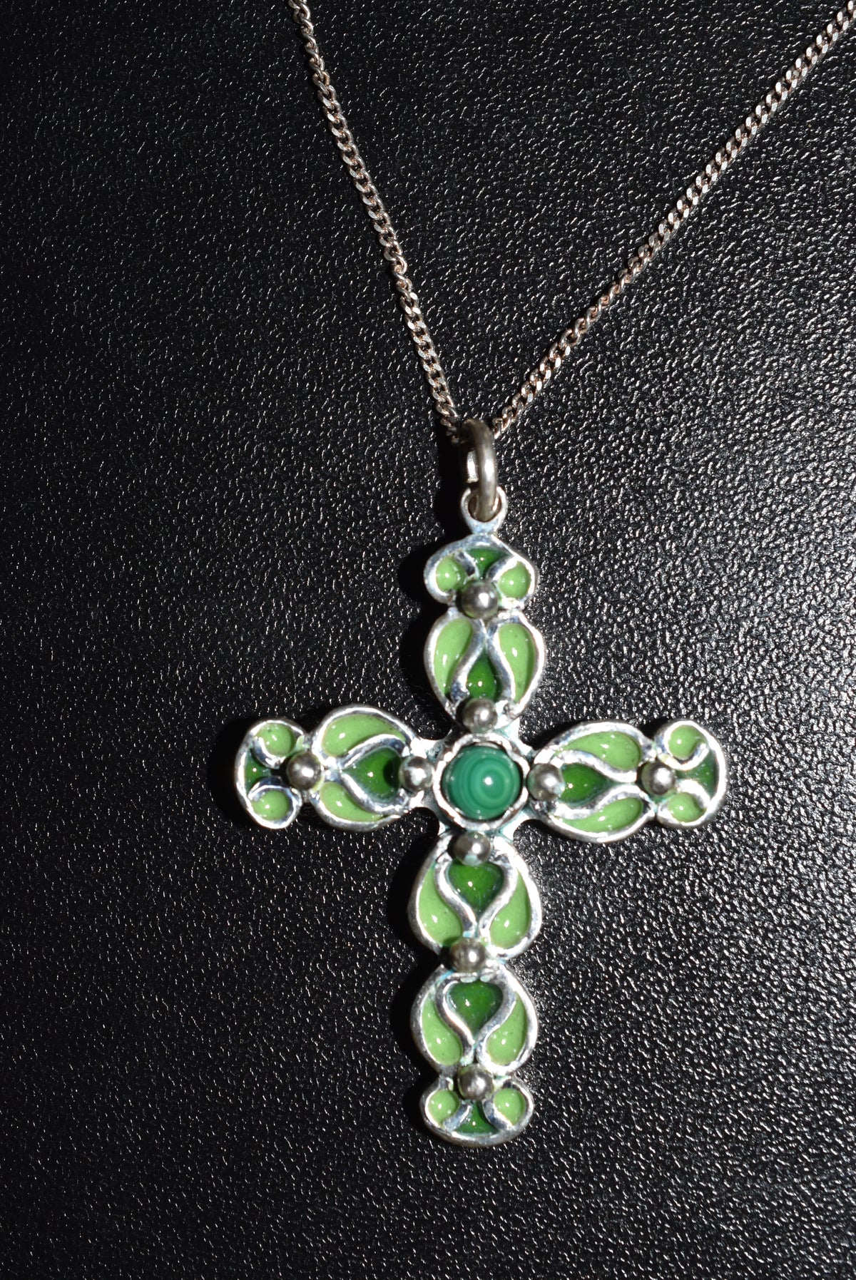 Enameled Cross (Pendant)