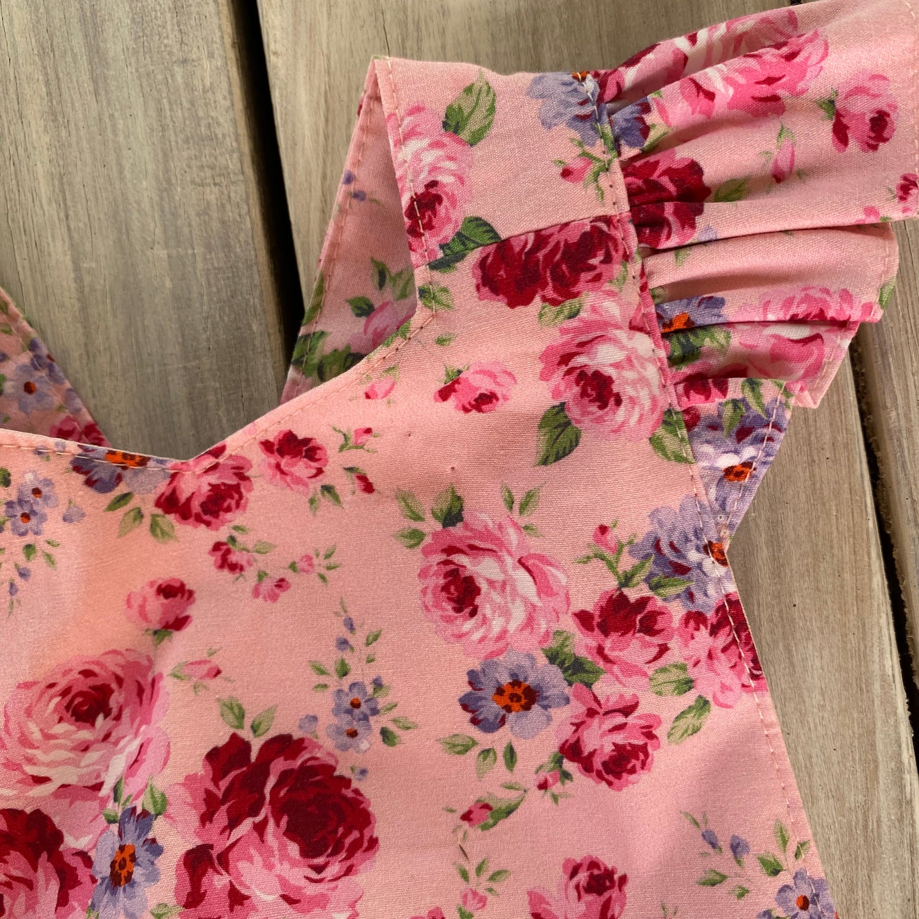 Pink Dahlia Astoria Romper Handmade Size 0