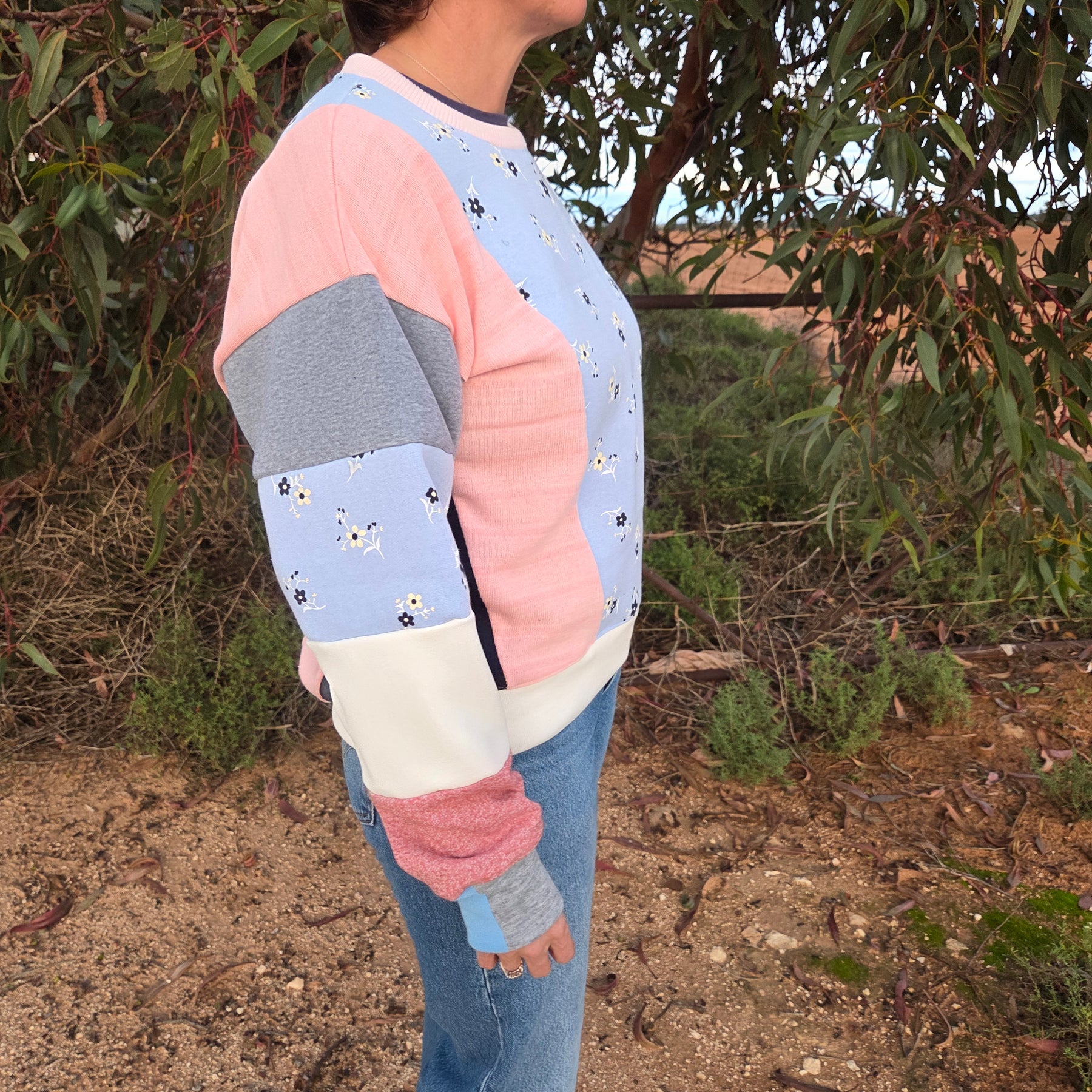 Sweet Pastel - Patchy Fleece - S/M