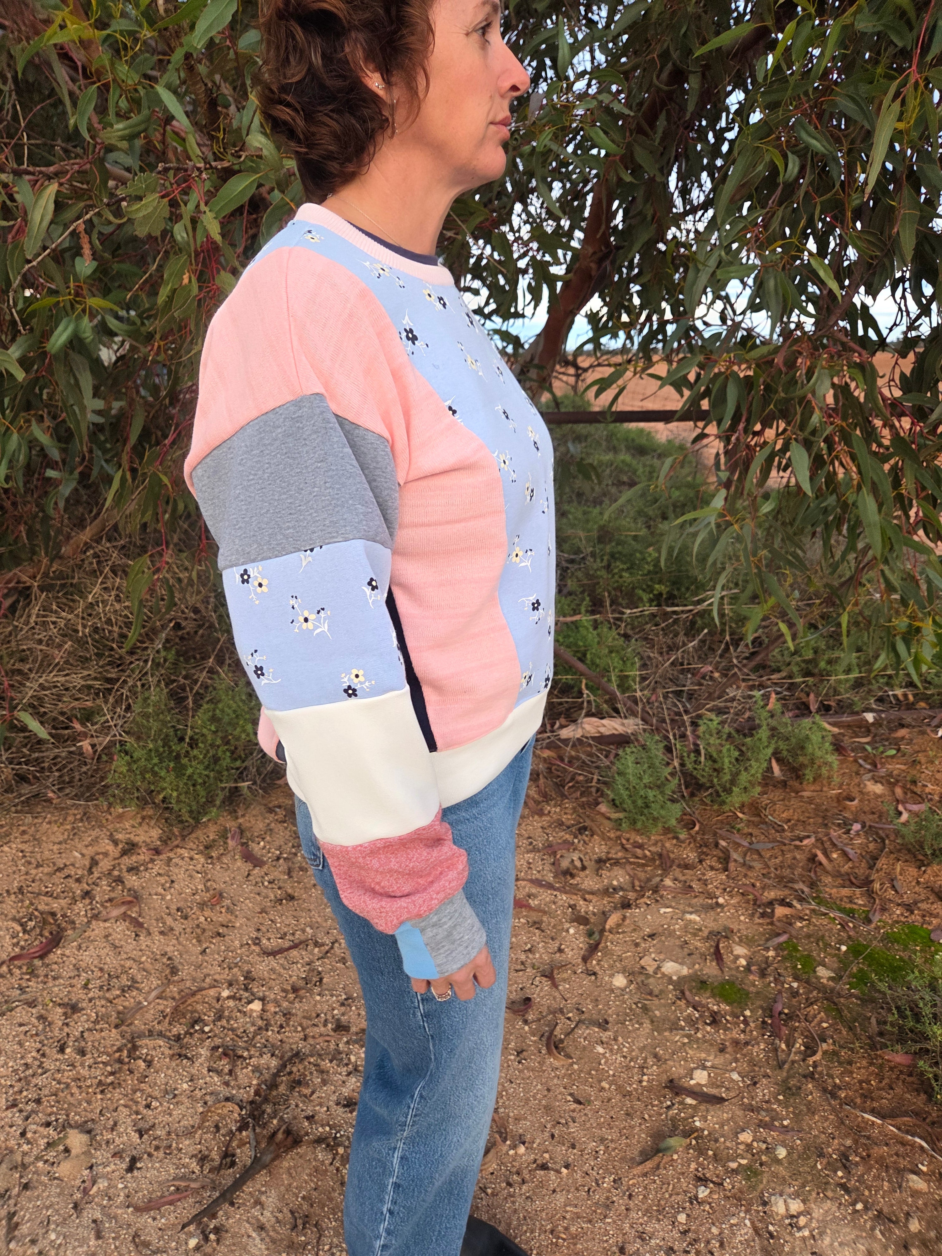 Sweet Pastel - Patchy Fleece - S/M