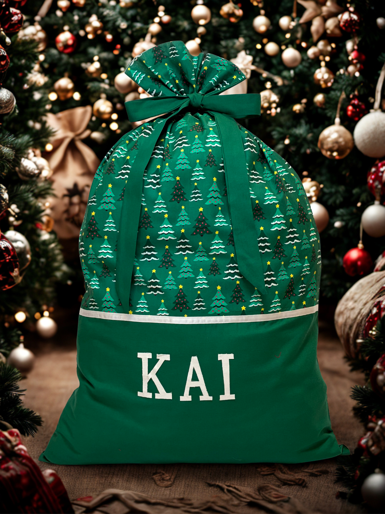Handmade Personalised Christmas Sack