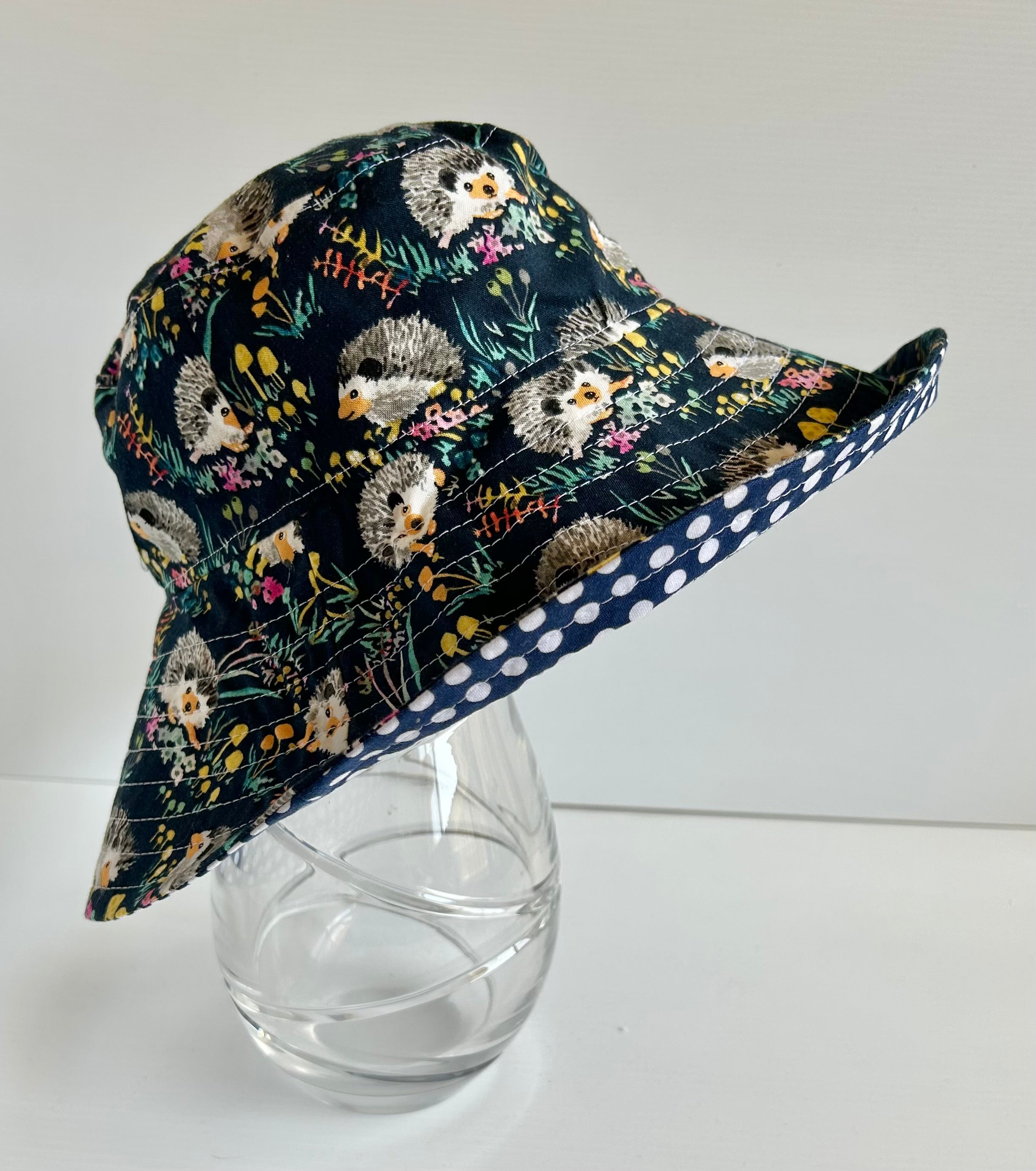 Ready to post- Medium size wide brim hats with strap- reduced price