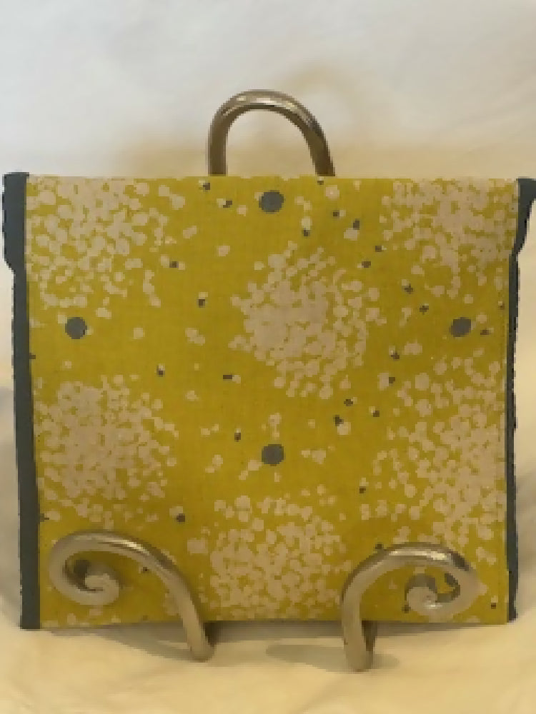 Hand Embroidered Padded Fabric Multi-purpose Bag/pouch