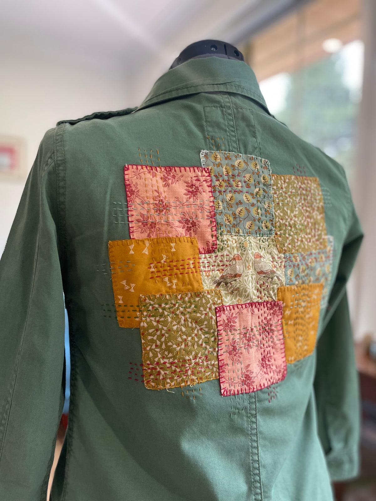 Upcycled Kids Sashiko Patchwork Jacket, Handmade Australia
