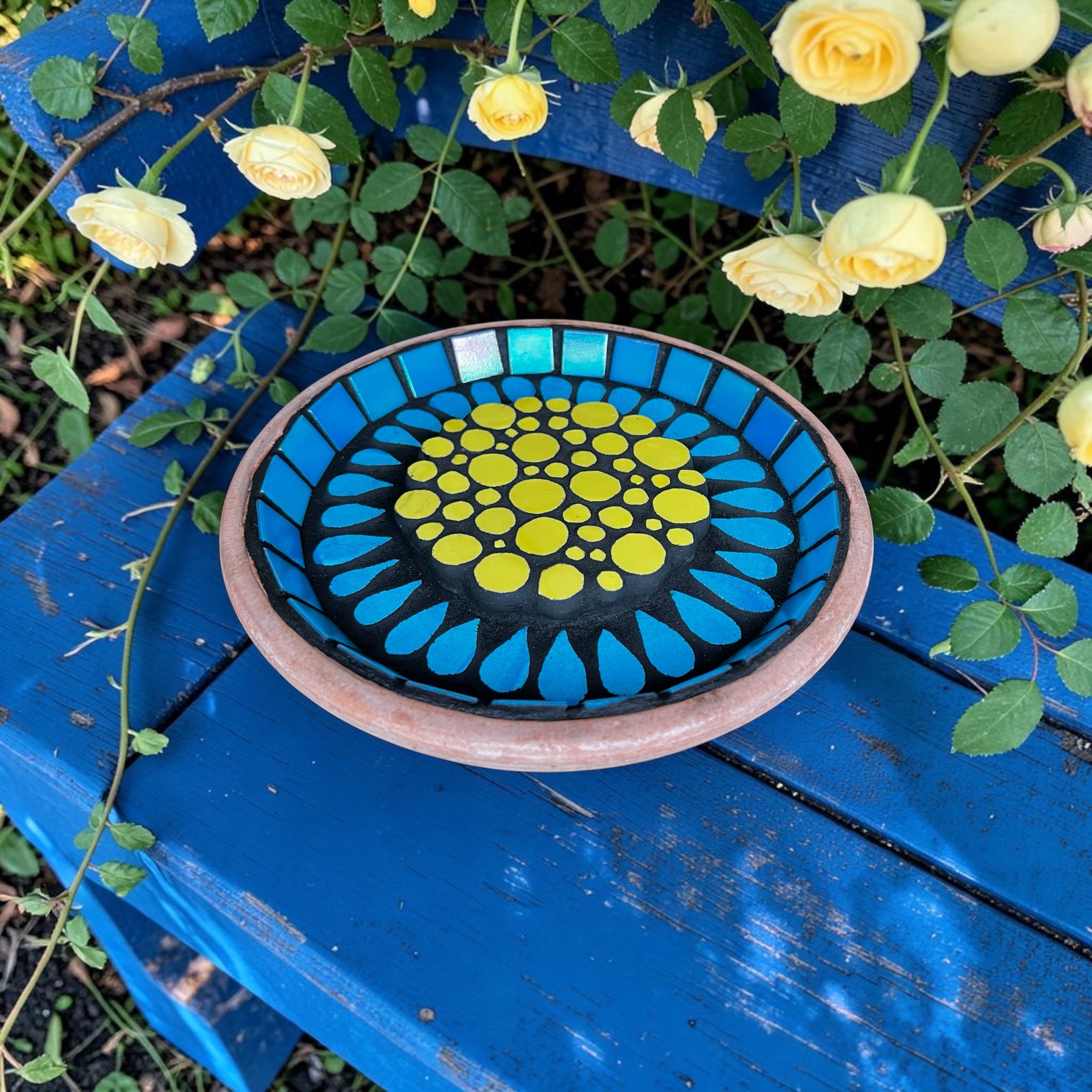 Mosaic Bee Bath