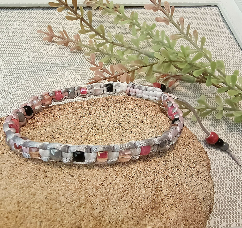 Assorted Stacking Macrame Seed Bead Bangles/Bracelets