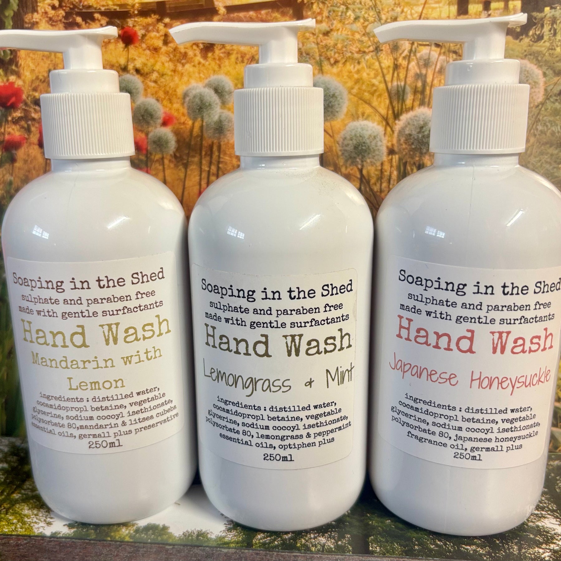 Pack of 3 Hand Wash with Glycerine