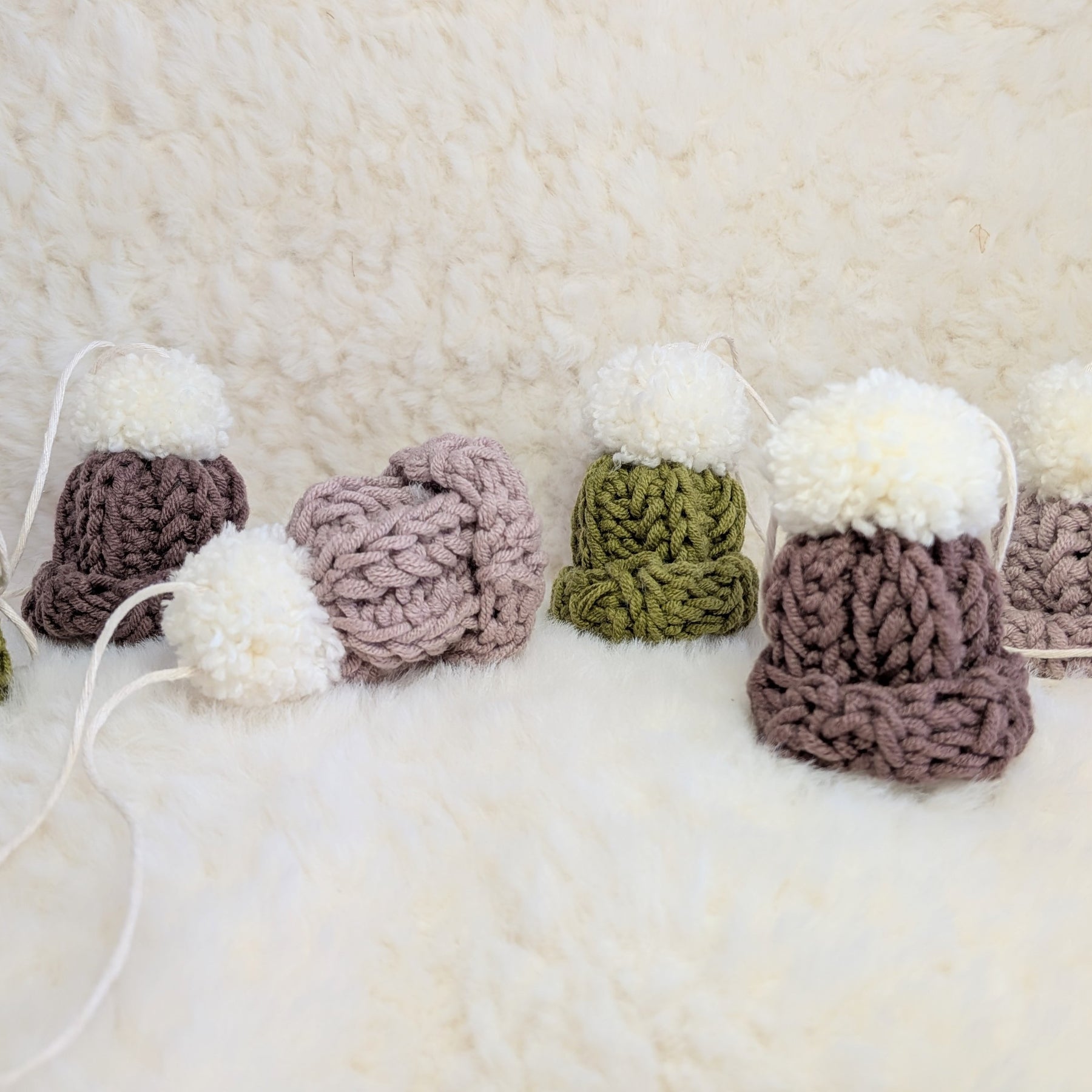 Christmas Mini Beanie Decoration Set of 6