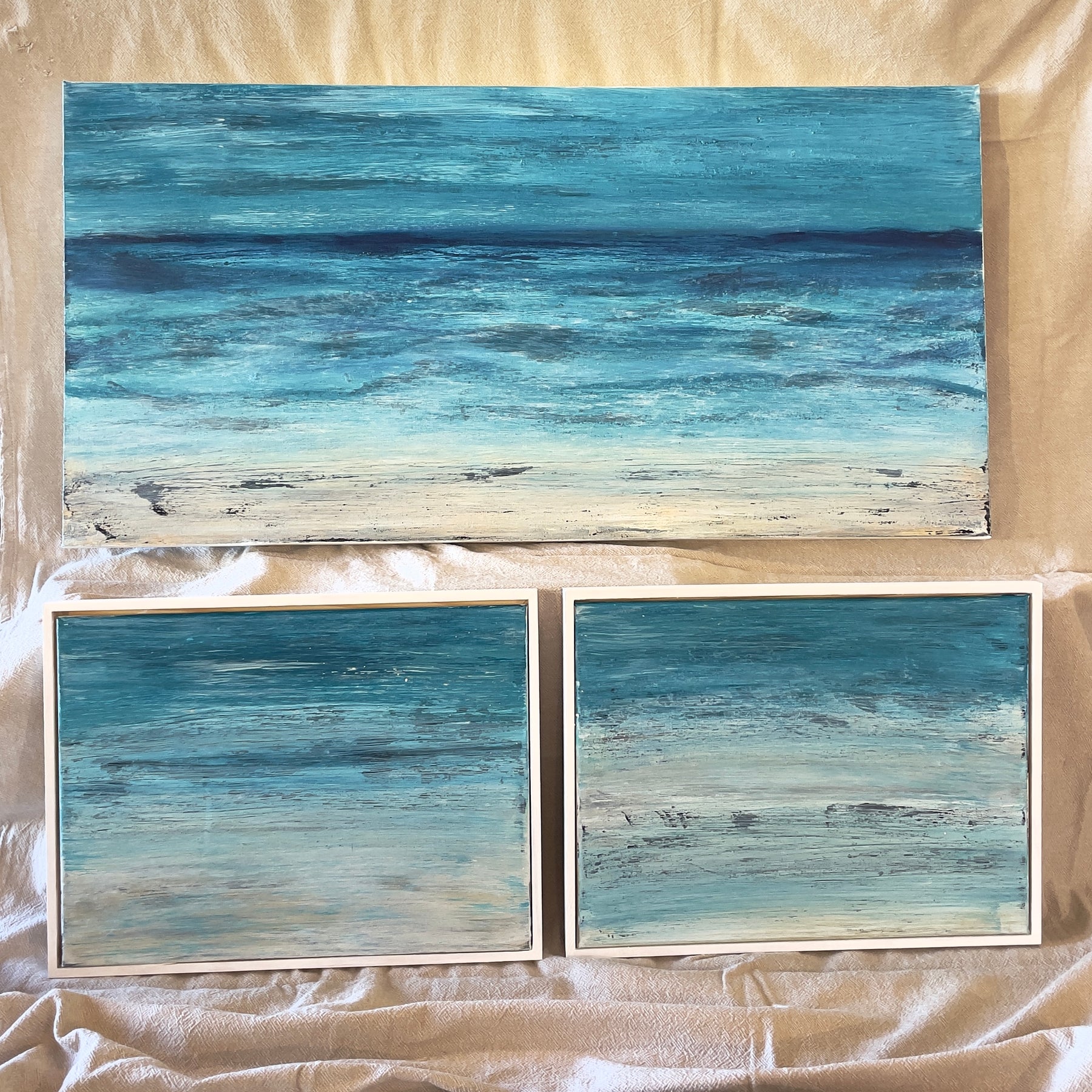 Drifting Shores - Original Textured Acrylic