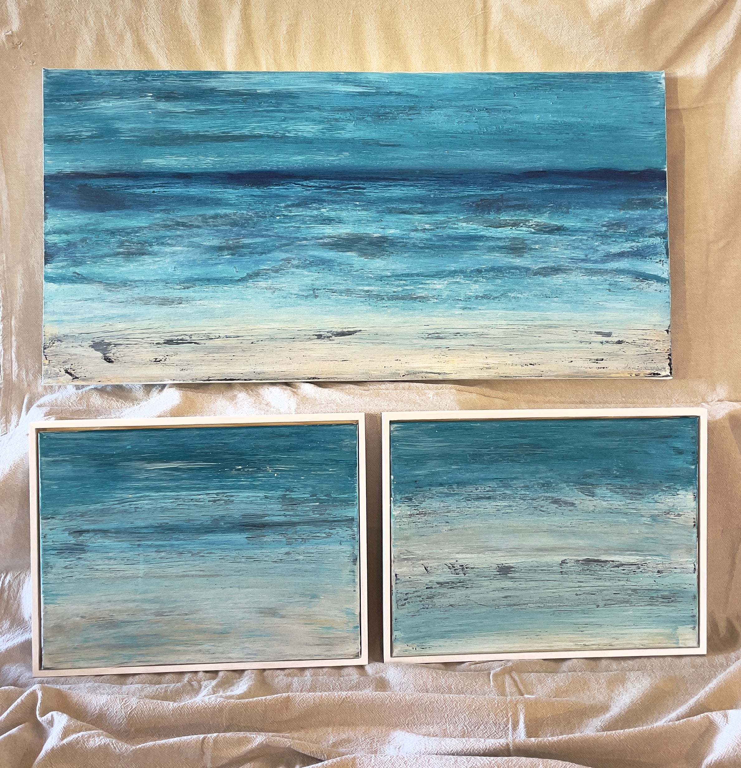 Drifting Shores - Original Textured Acrylic
