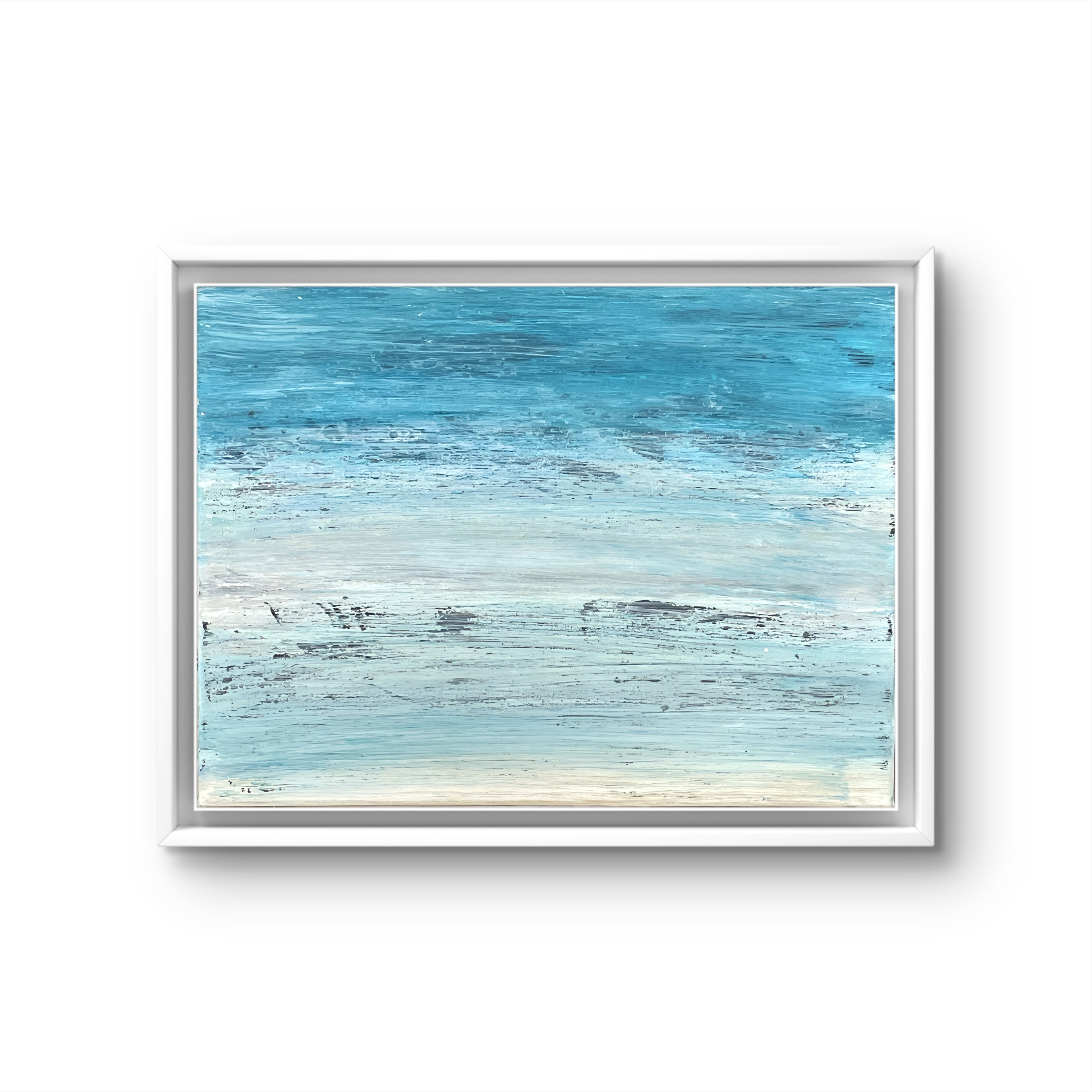 Peace Adrift 1 + 2 - Drifting Shores Collection Original Textured Acrylic