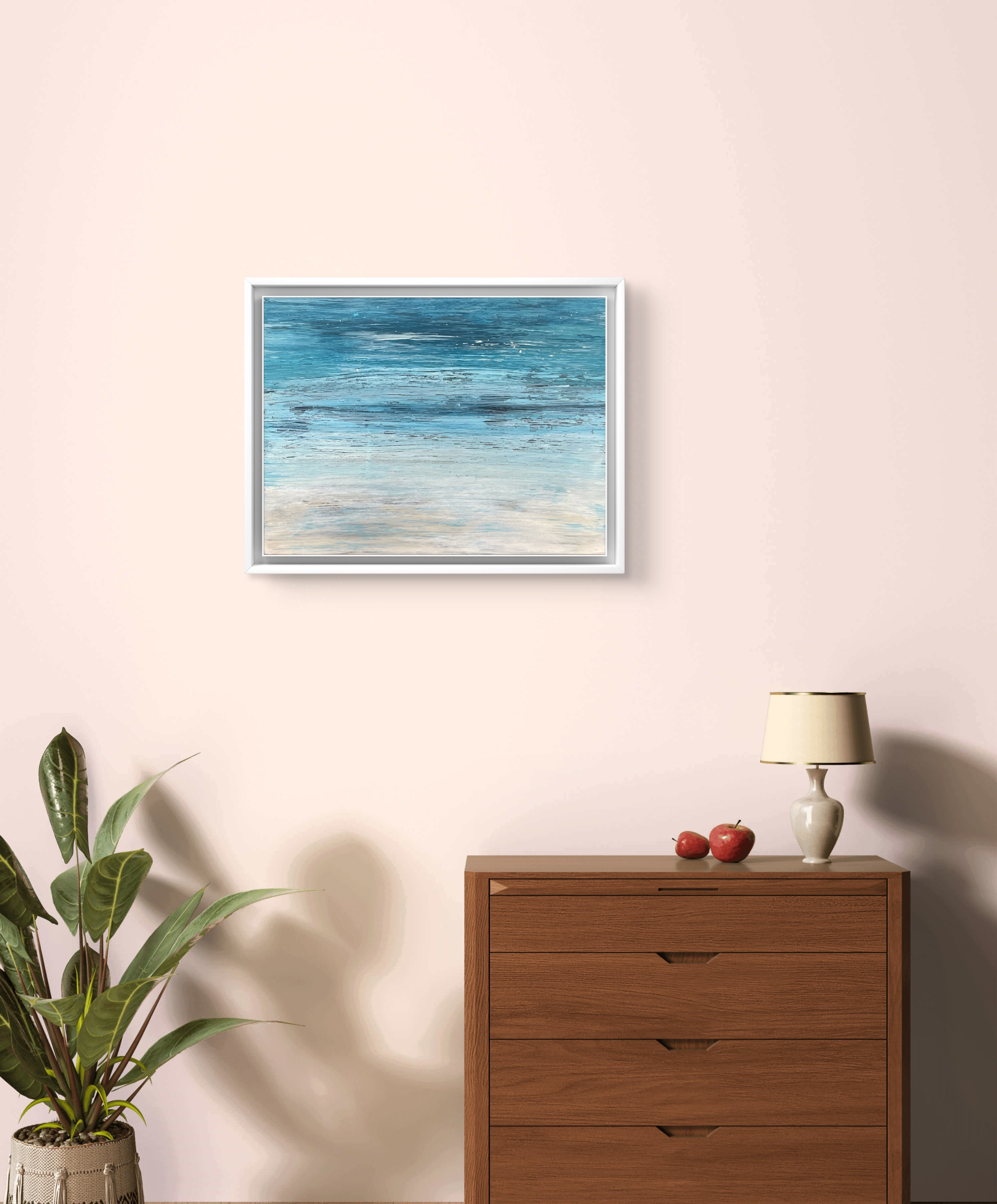 Peace Adrift 1 + 2 - Drifting Shores Collection Original Textured Acrylic