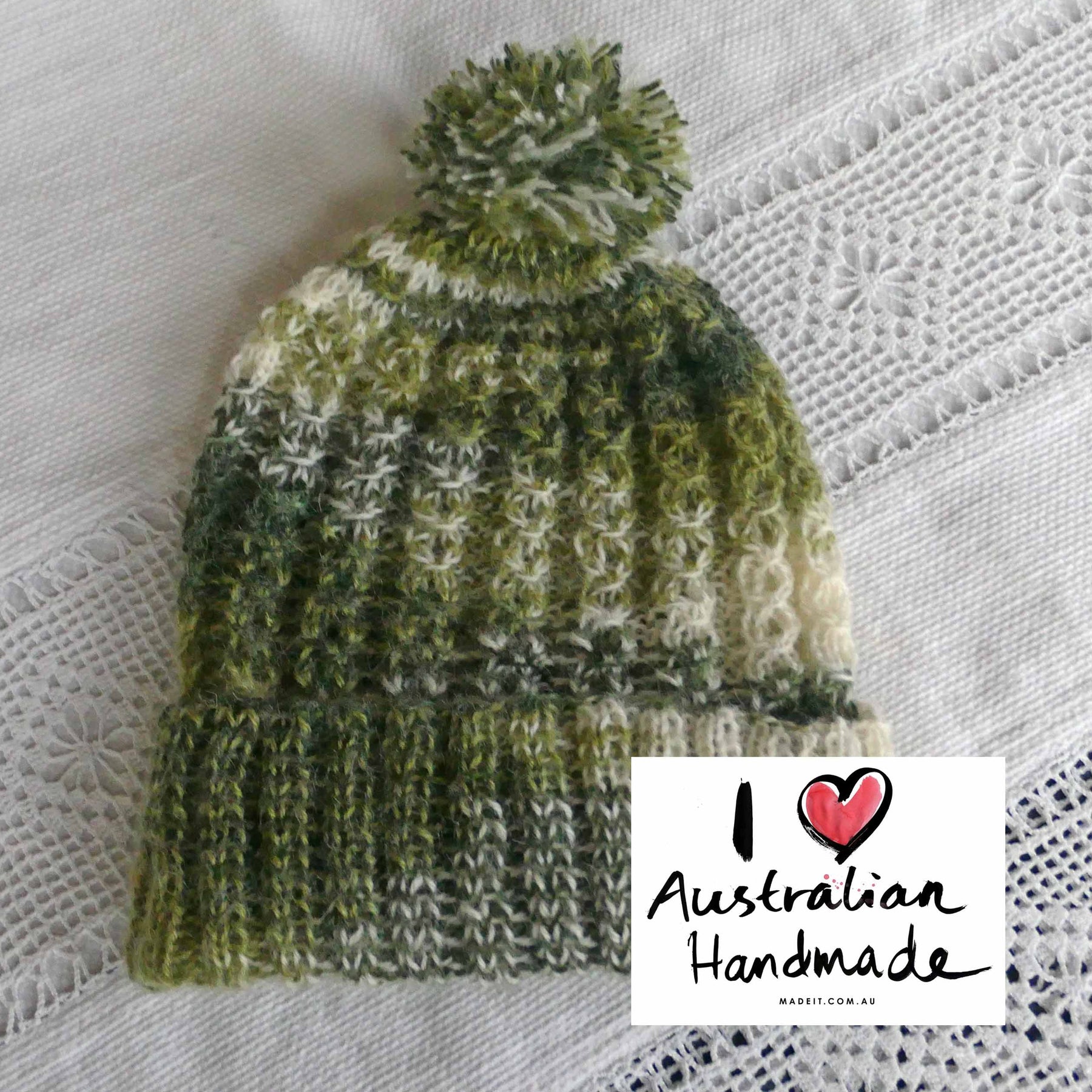 Beanies, adult, mohair, handmade, free shipping