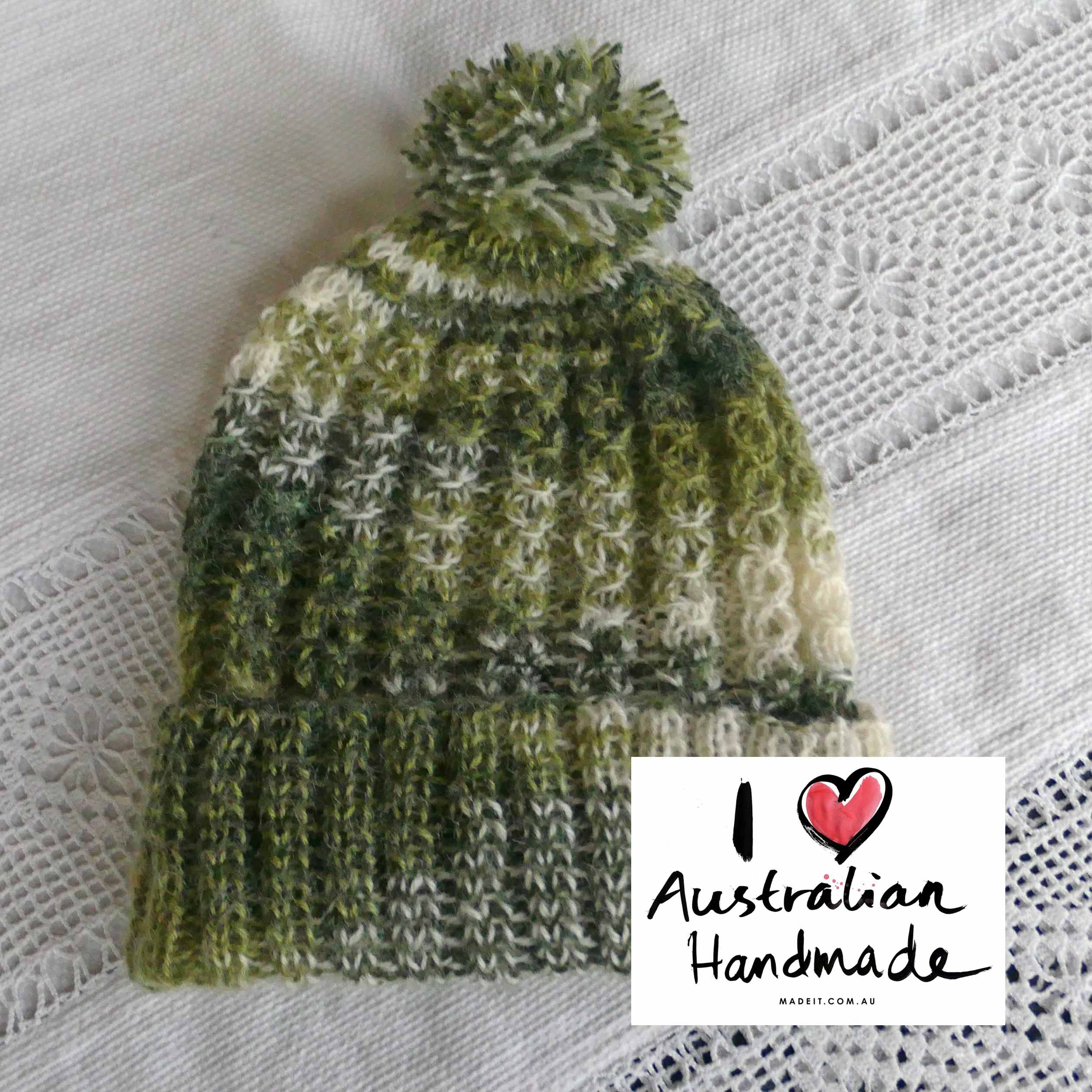 Beanies, adult, mohair, handmade, free shipping