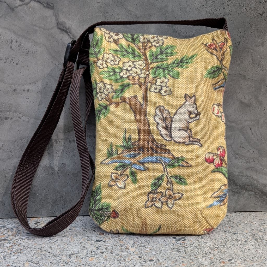 Small crossbody linen bag - Frannie