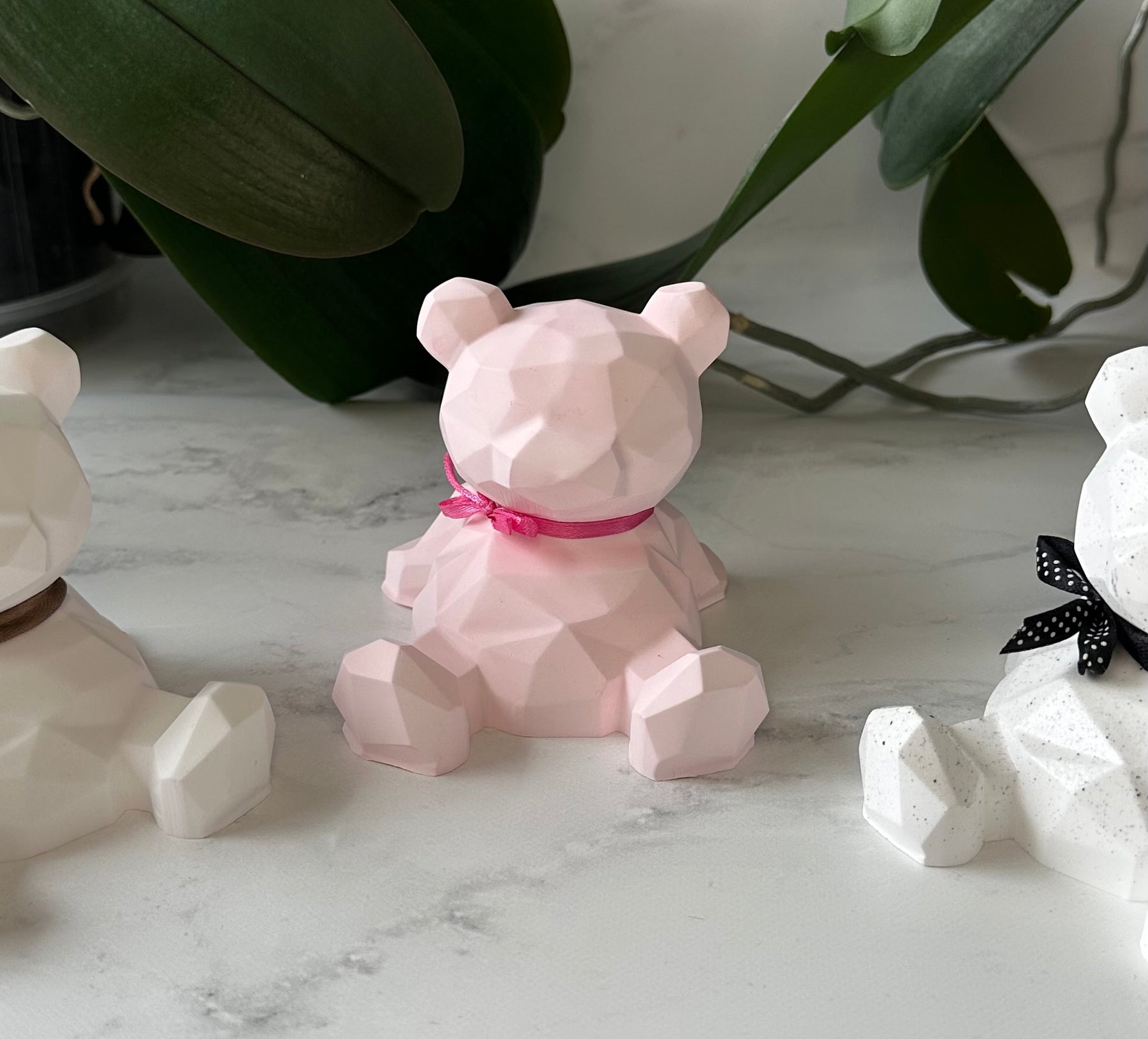 Geometric Bear Phone Holder