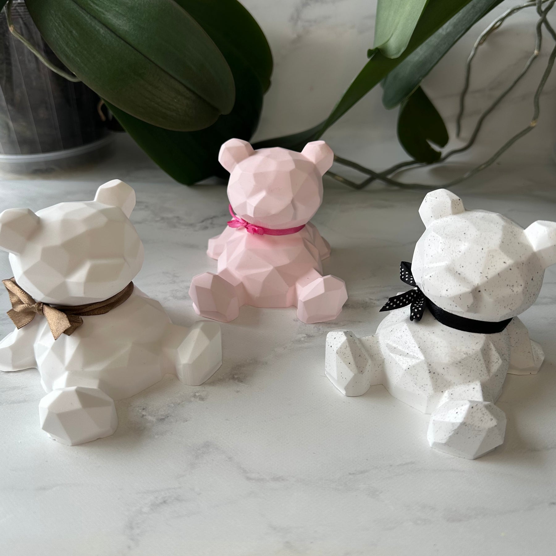 Geometric Bear Phone Holder