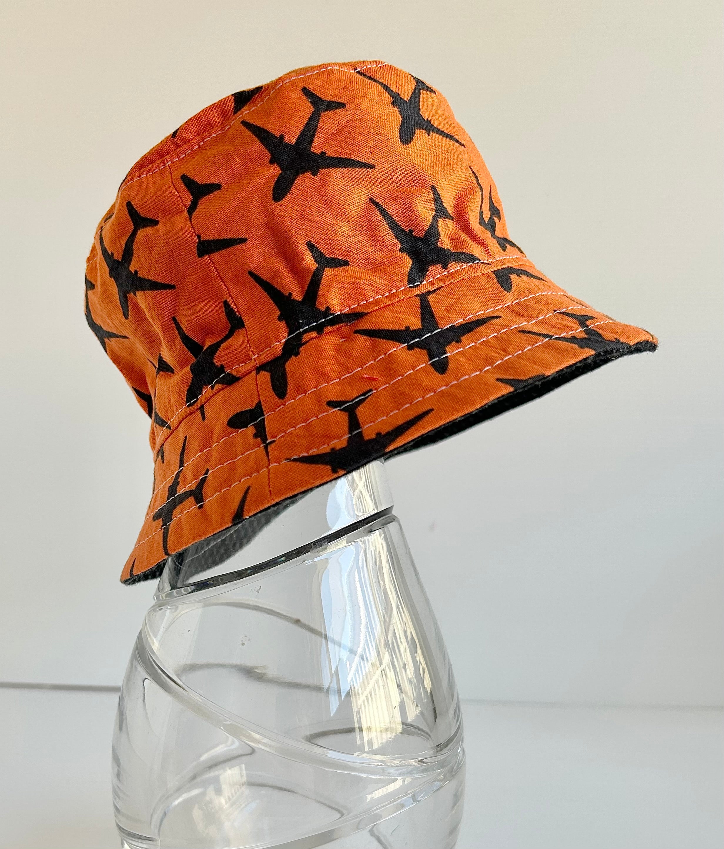 Ready to post- Baby size hats (boyish prints)- reduced price