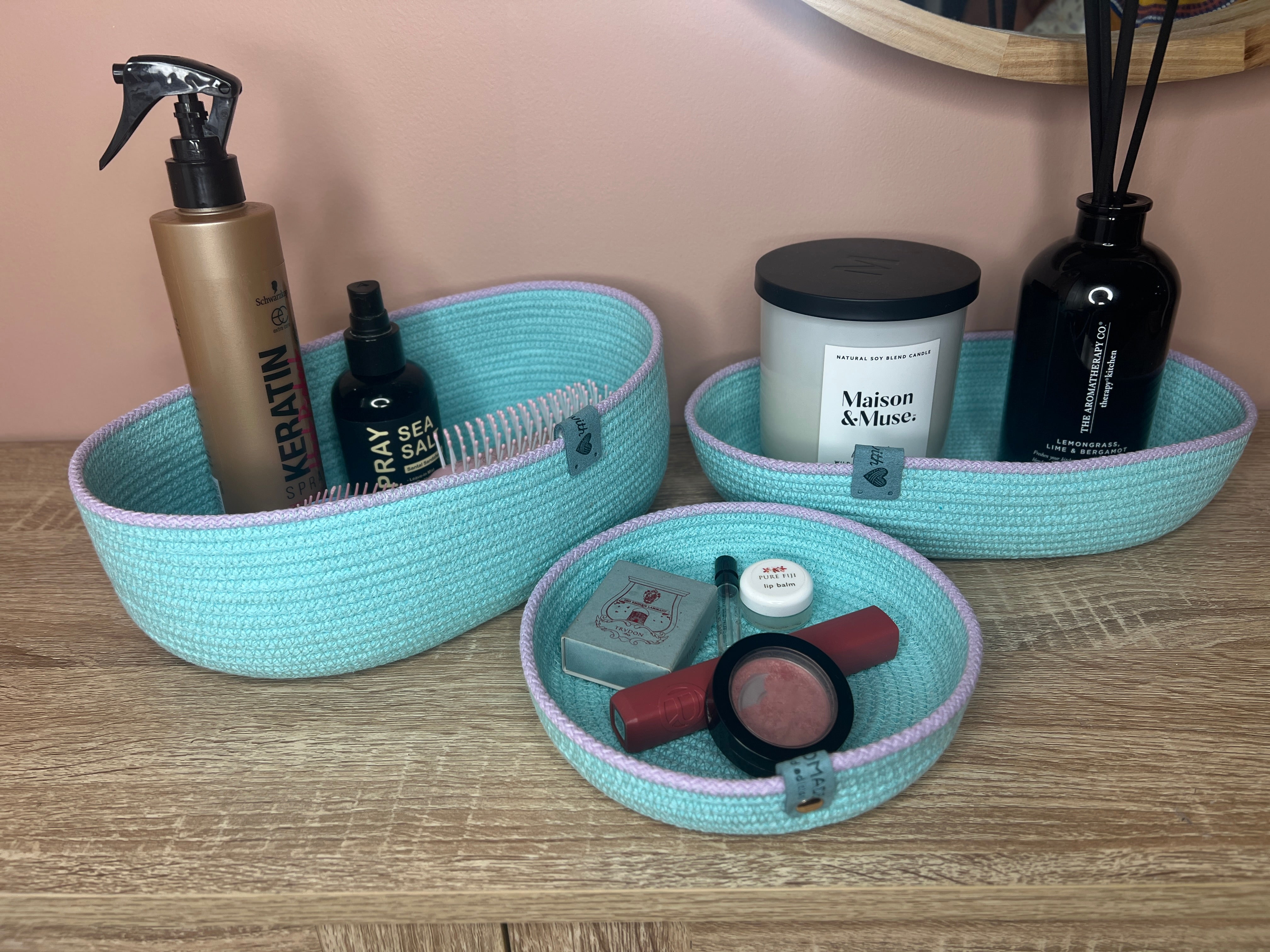Handmade Rope Organiser Set – Set of 3