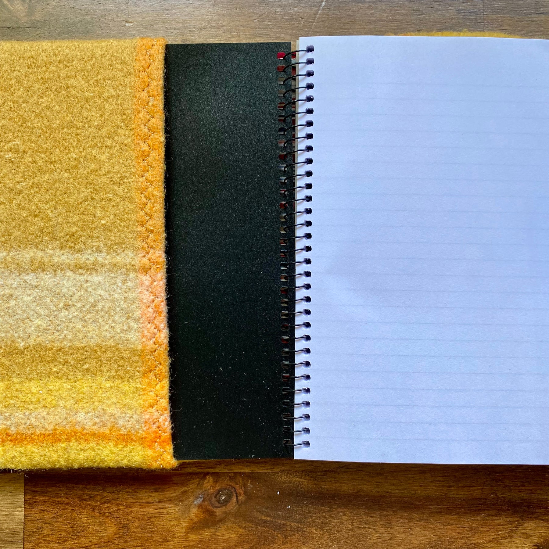 A5 Upcycled Notebook Wombat - Orange