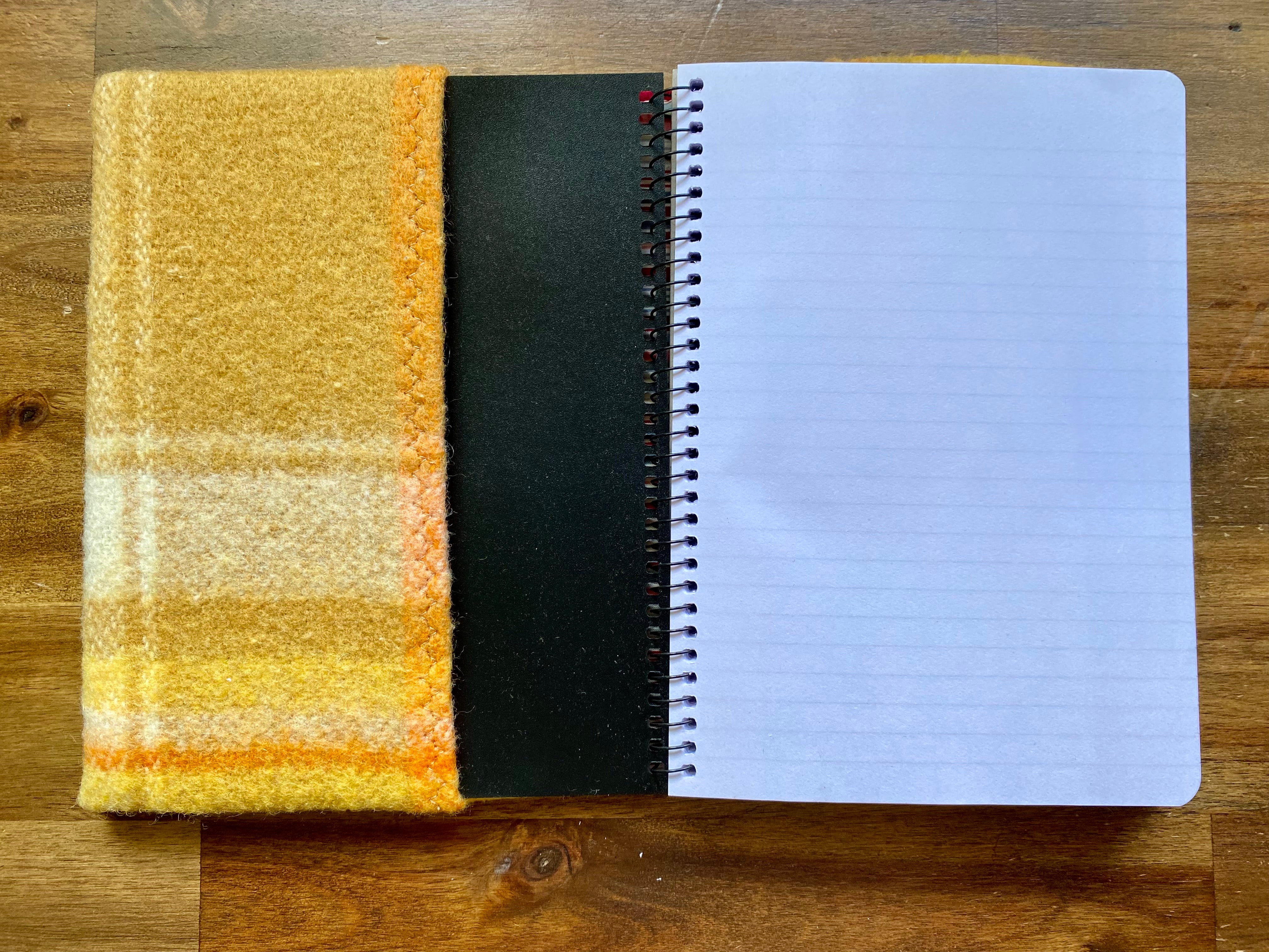 A5 Upcycled Notebook Wombat - Orange