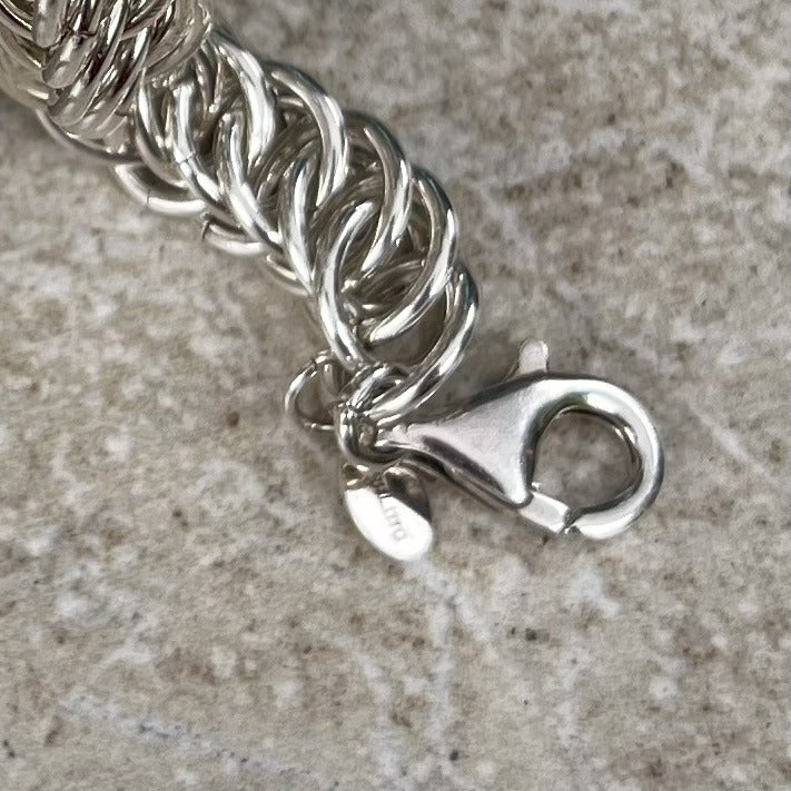 Sterling Silver Bracelet - "Serpent" design