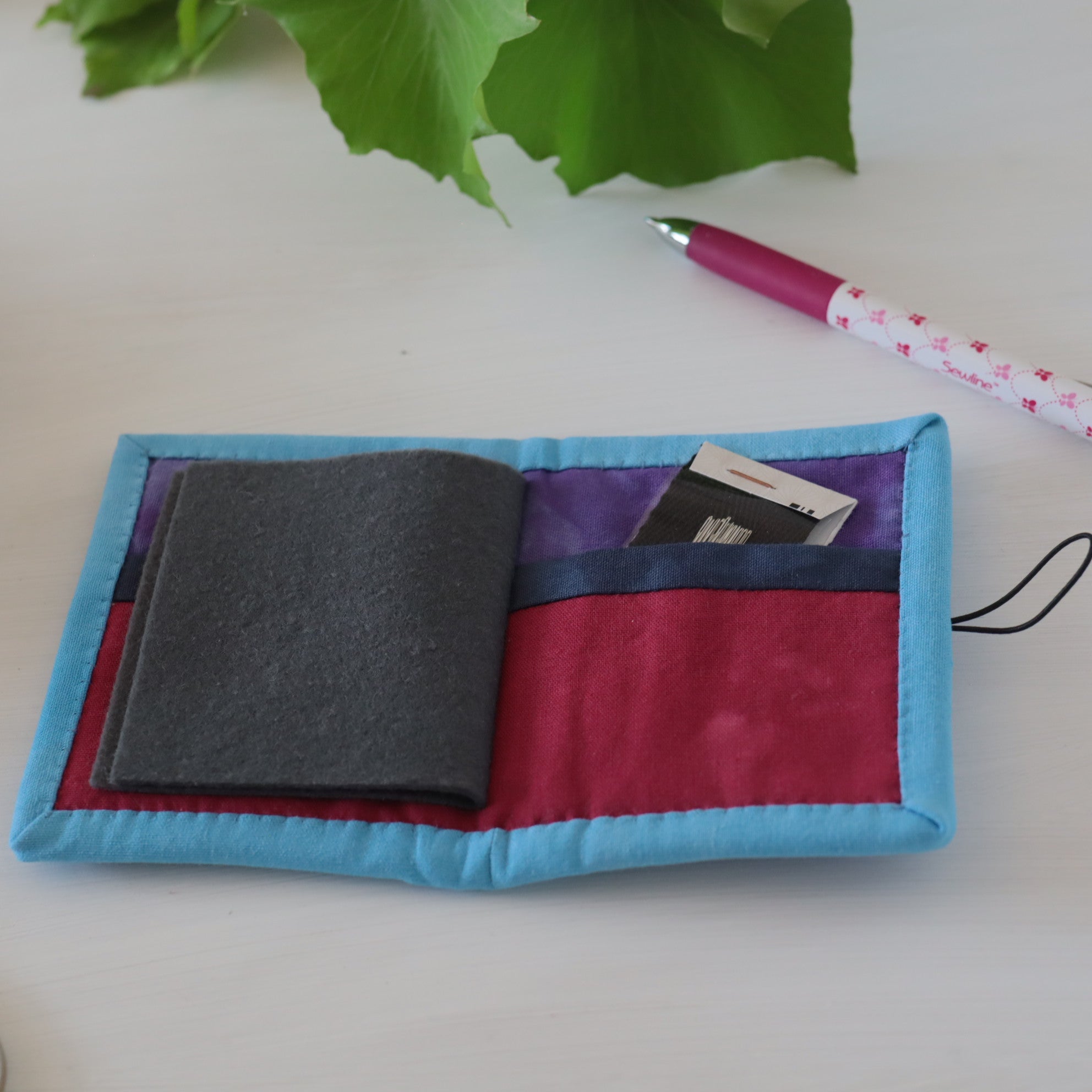 Hand Dyed Patchwork Needle Books