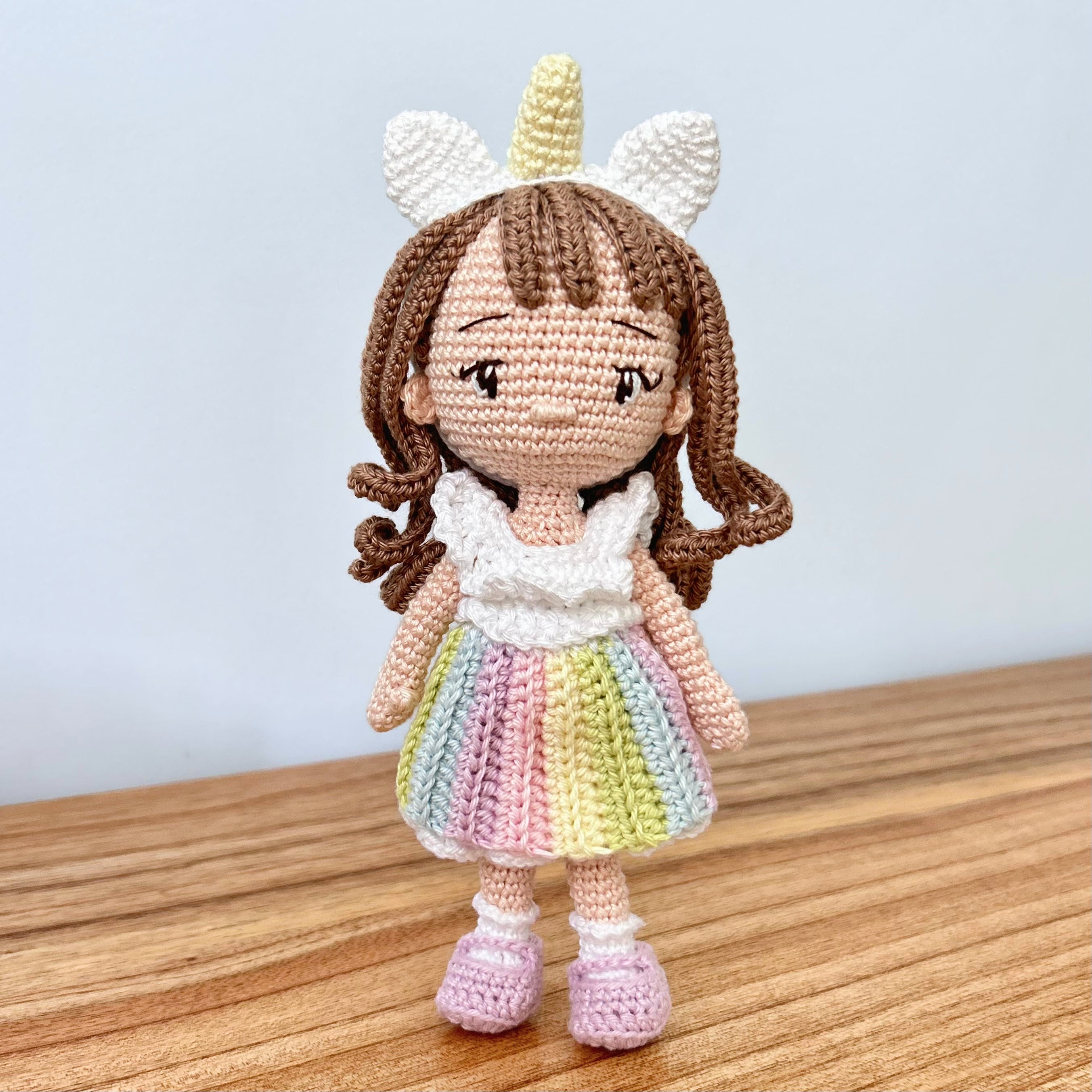 Poppy | Mini Crochet Doll | The Enchanted Meadow Collection | Ready to Ship