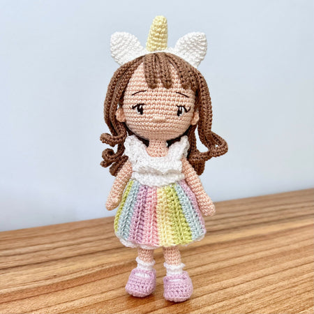 Poppy | Mini Crochet Doll | The Enchanted Meadow Collection | Ready to Ship