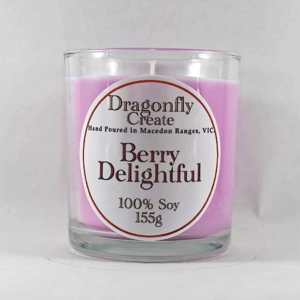 Berry Delightful | 100% Soy Wax Candle | 15/28/58 Hours