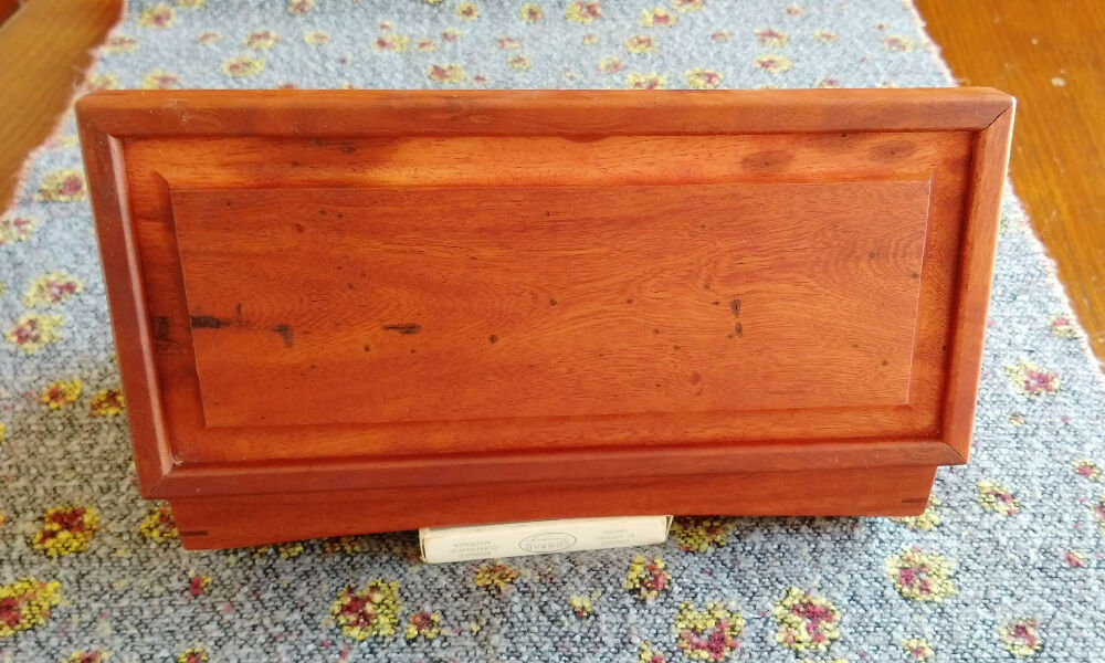 Handmade Rosewood Trinket Box.