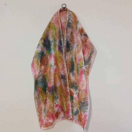 Dyed silk scarf 10