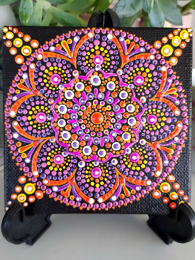 Original Dot Art design called "Tangelo "