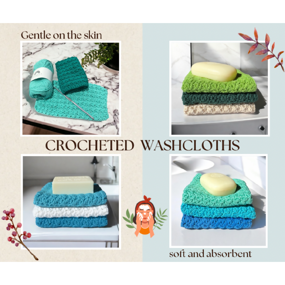 Washcloths - 3-dsqz