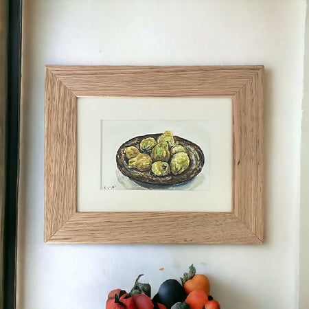 Original Watercolour Painting Still life Fruit Pears Art Illustration Birthday Holiday Gift