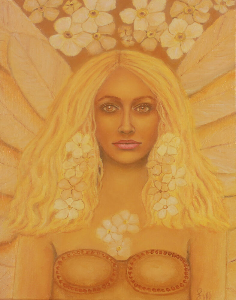 Divine Feminine Art Guardian Angel