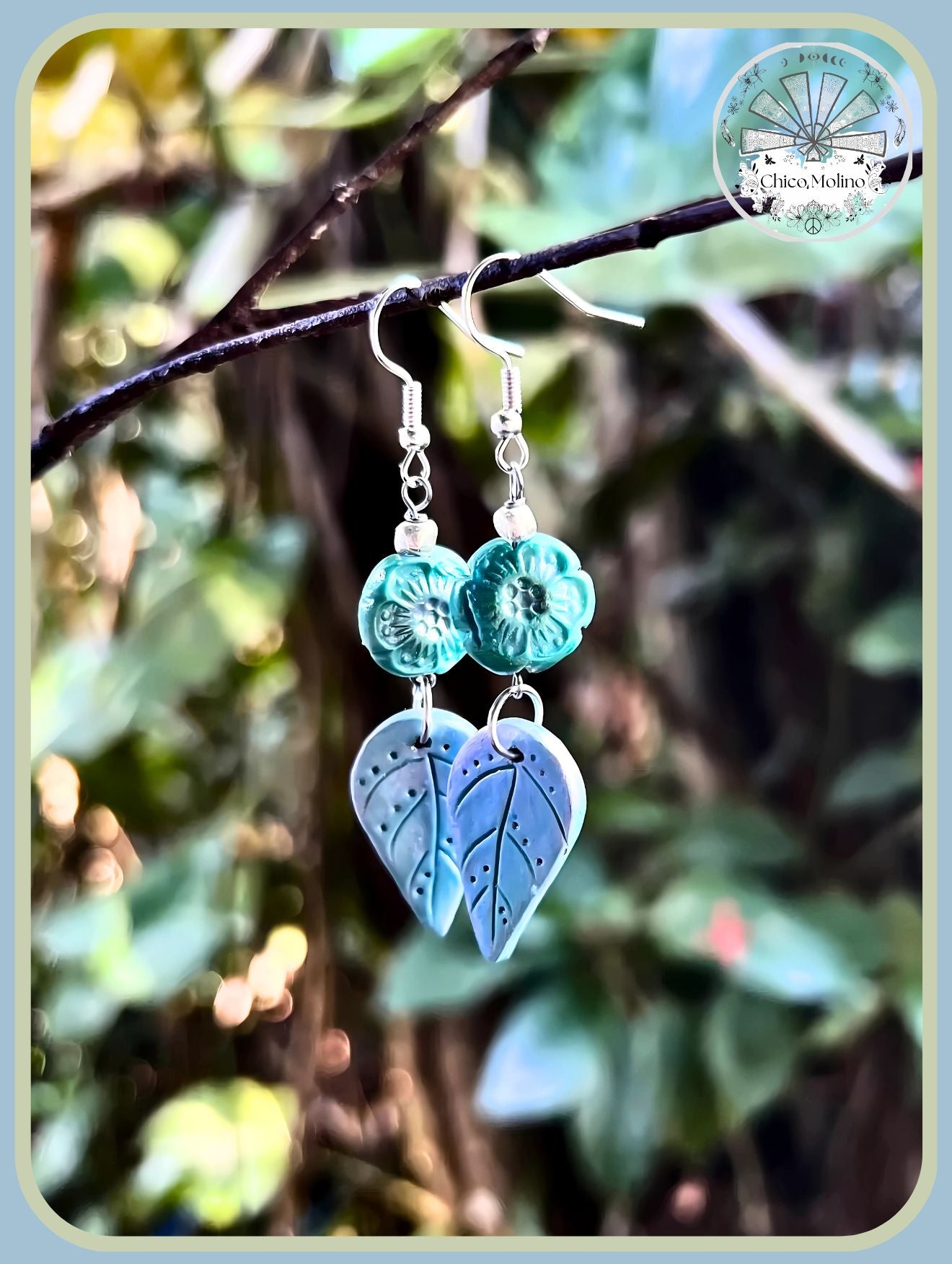 Sky leaf Wild Rose Silver Blush