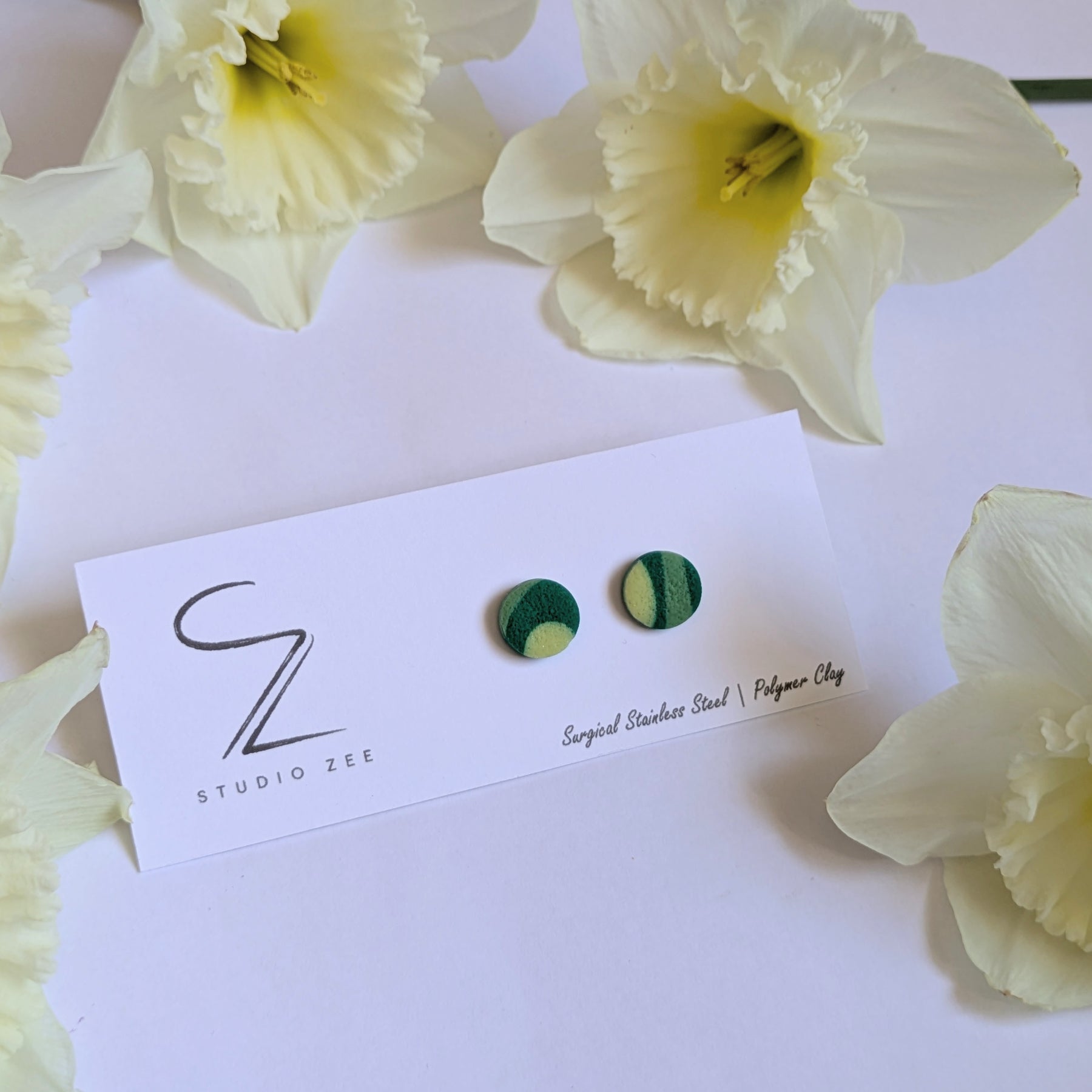 Colourful Stud Earrings