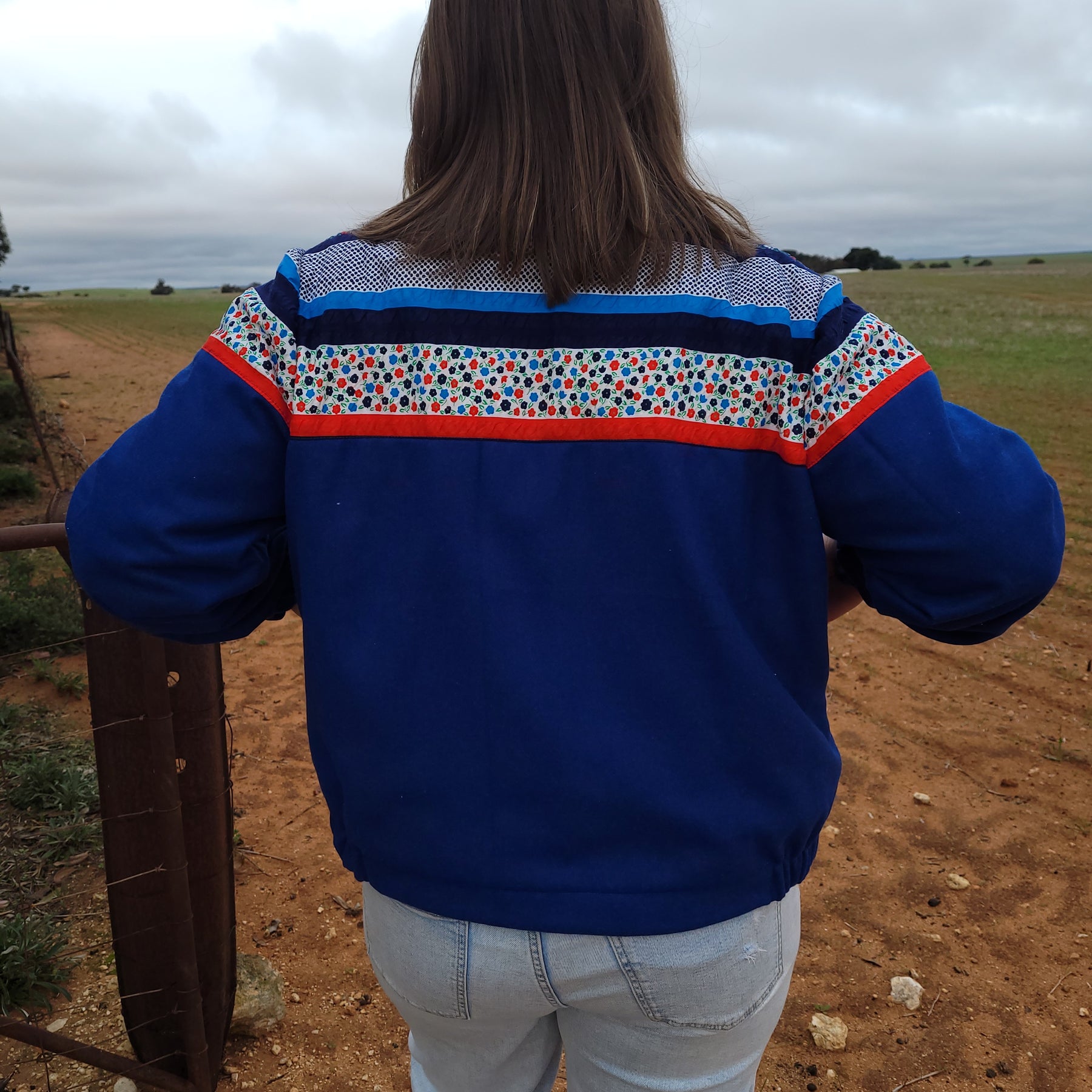 Bands of happiness - Retro Bomber jacket - L/XL