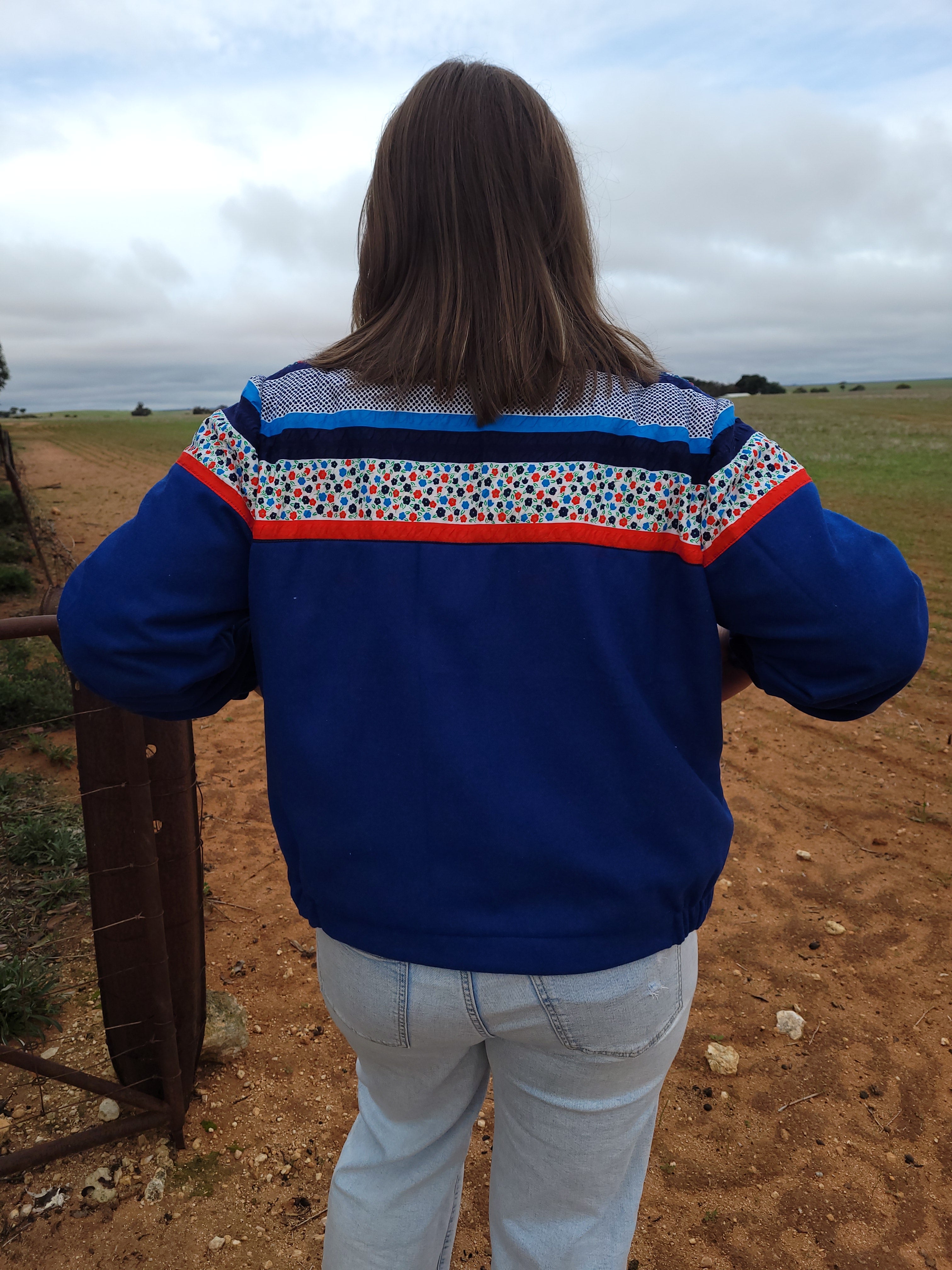 Bands of happiness - Retro Bomber jacket - L/XL