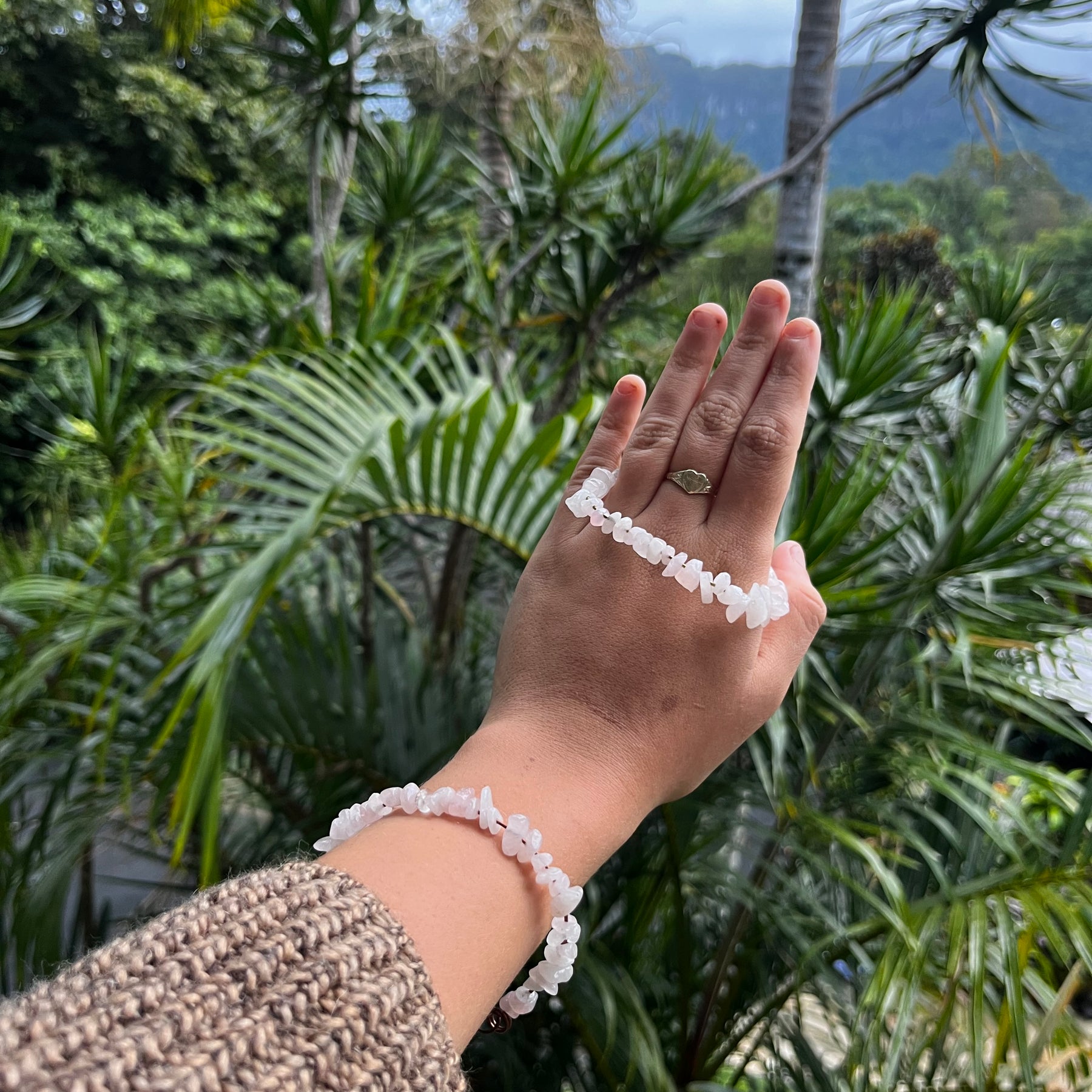 Rose quarts bracelet