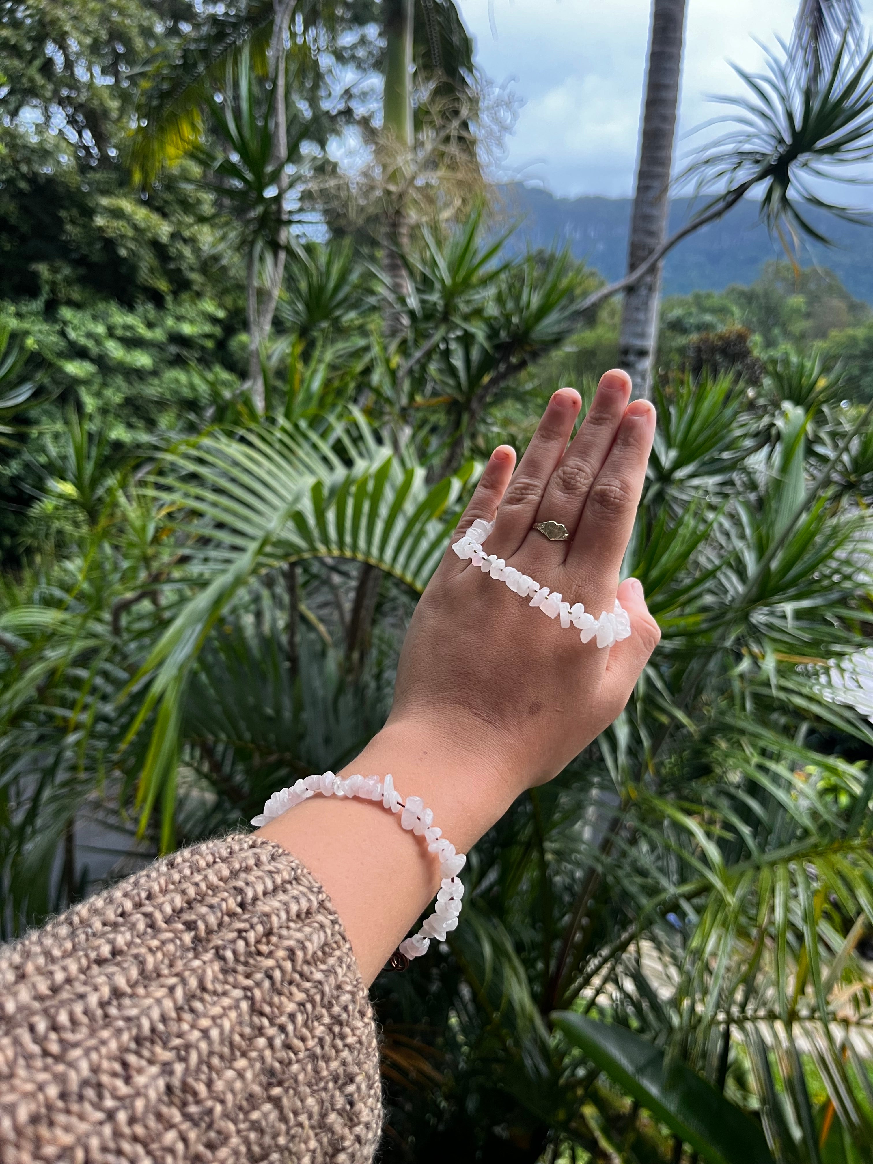 Rose quarts bracelet