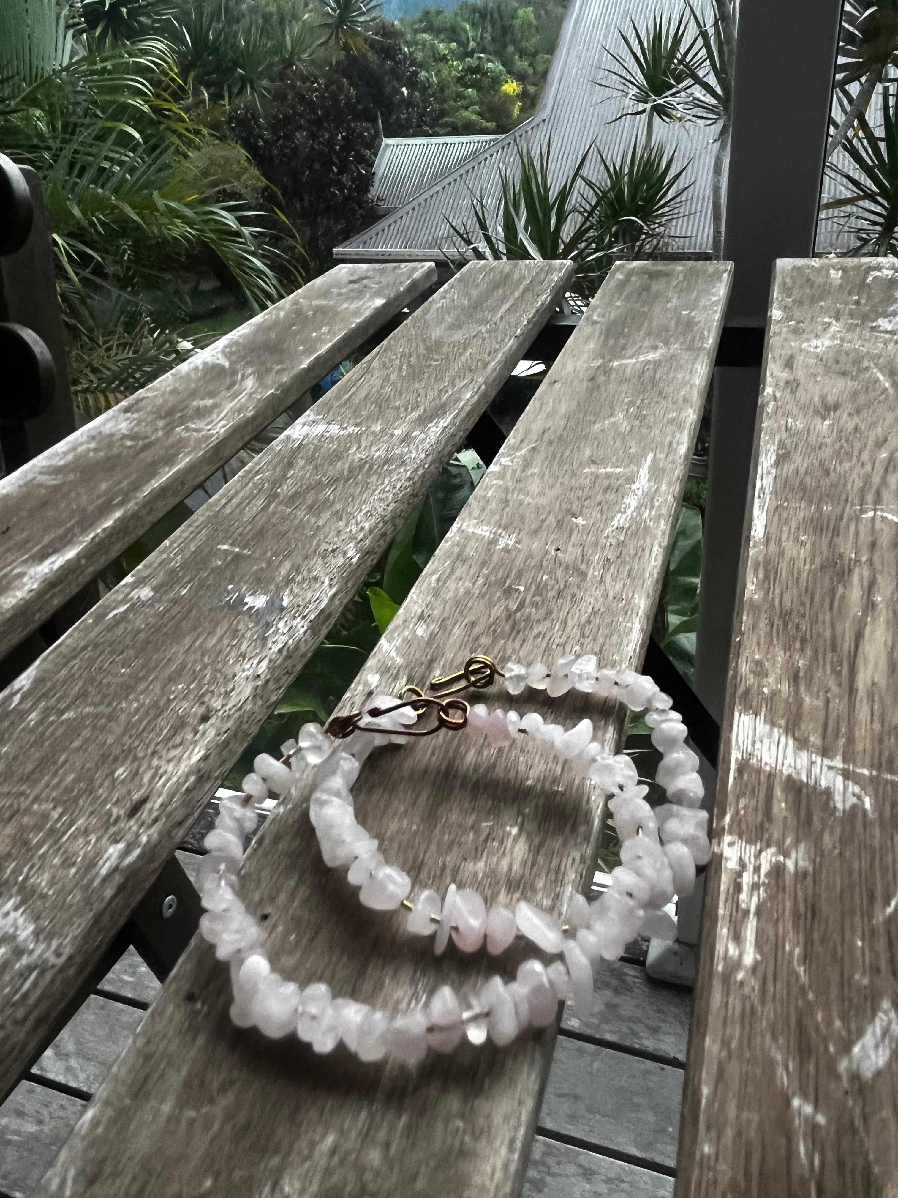 Rose quarts bracelet