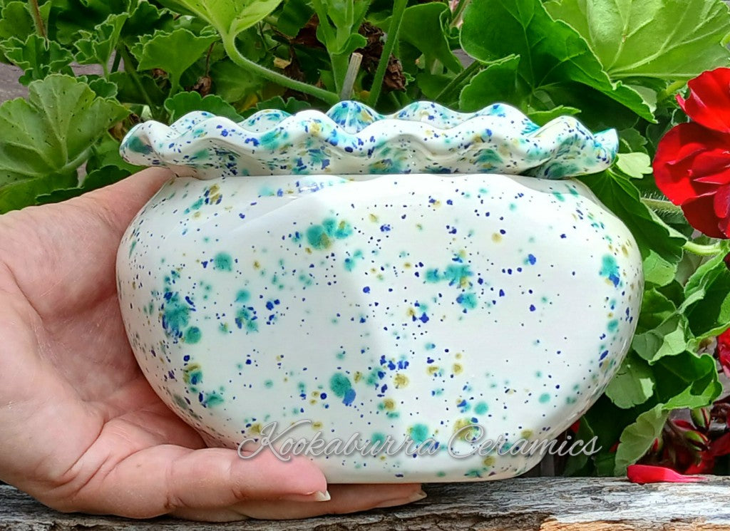 Ceramic African Violet Pot Self watering