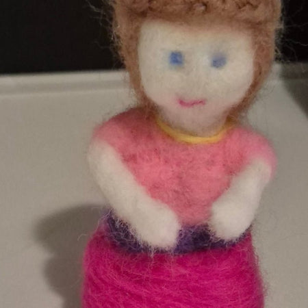 Needle Felted Lady/woman/girl