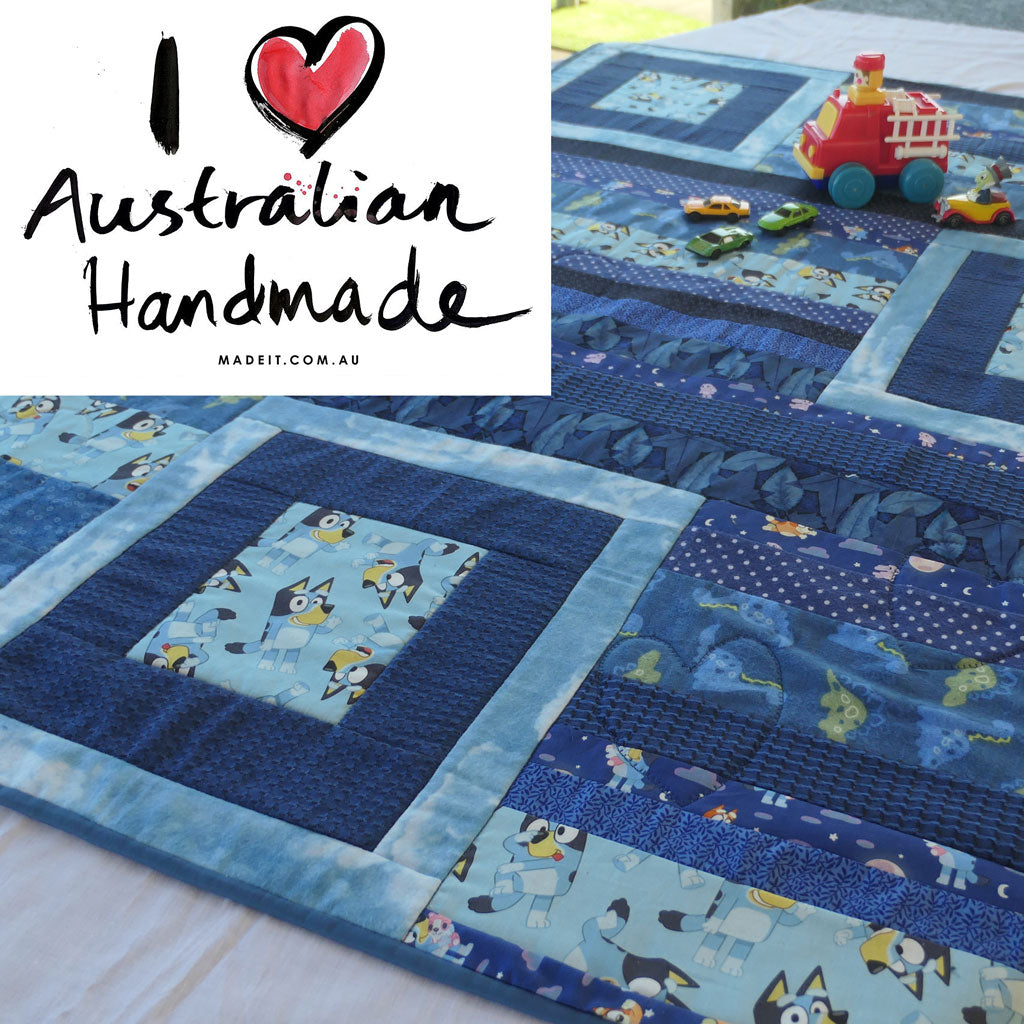 Snuggle rug, Bluey, Dinosaurs, handmade,