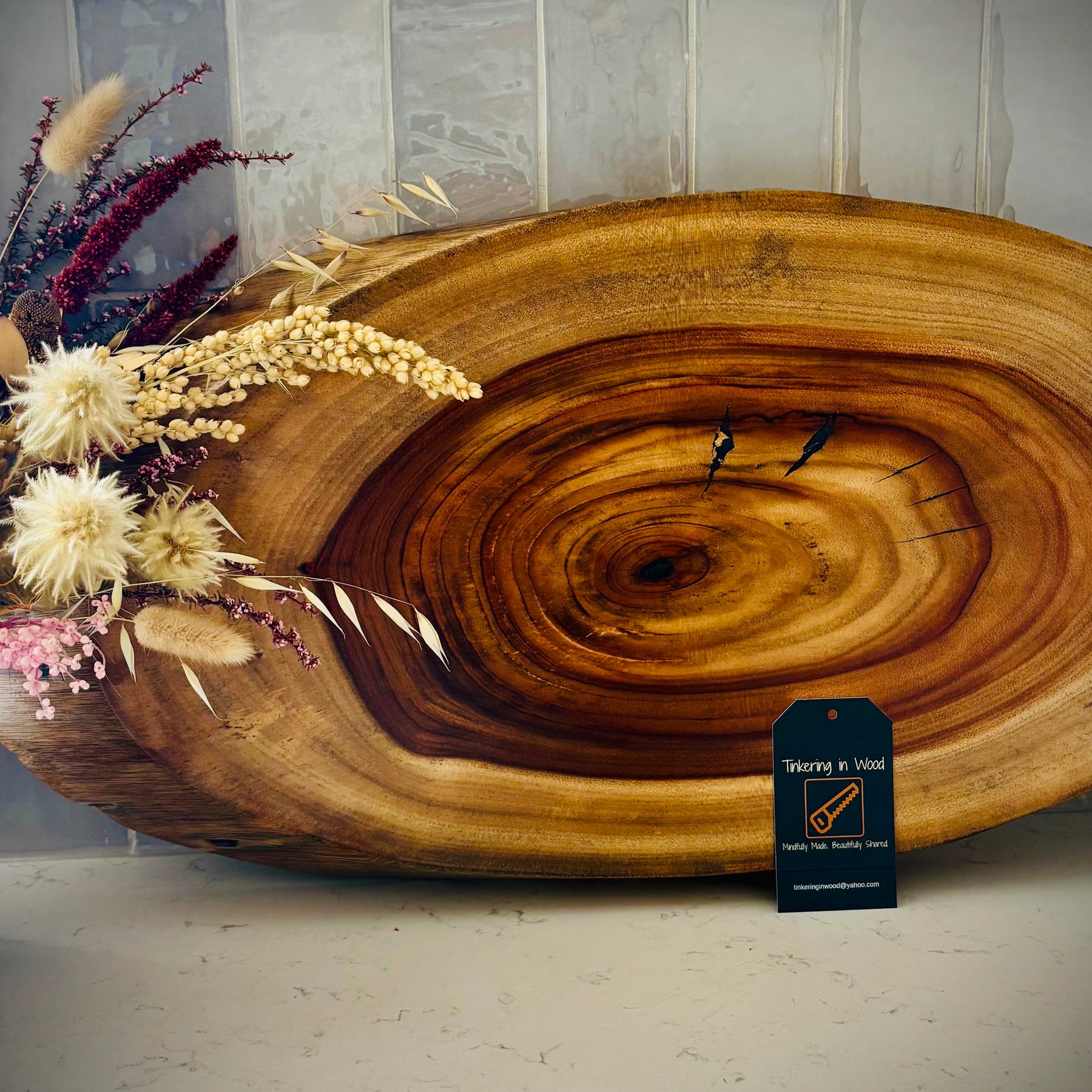 Hardwood Camphor laurel Charcuterie Board 290x600x42mm