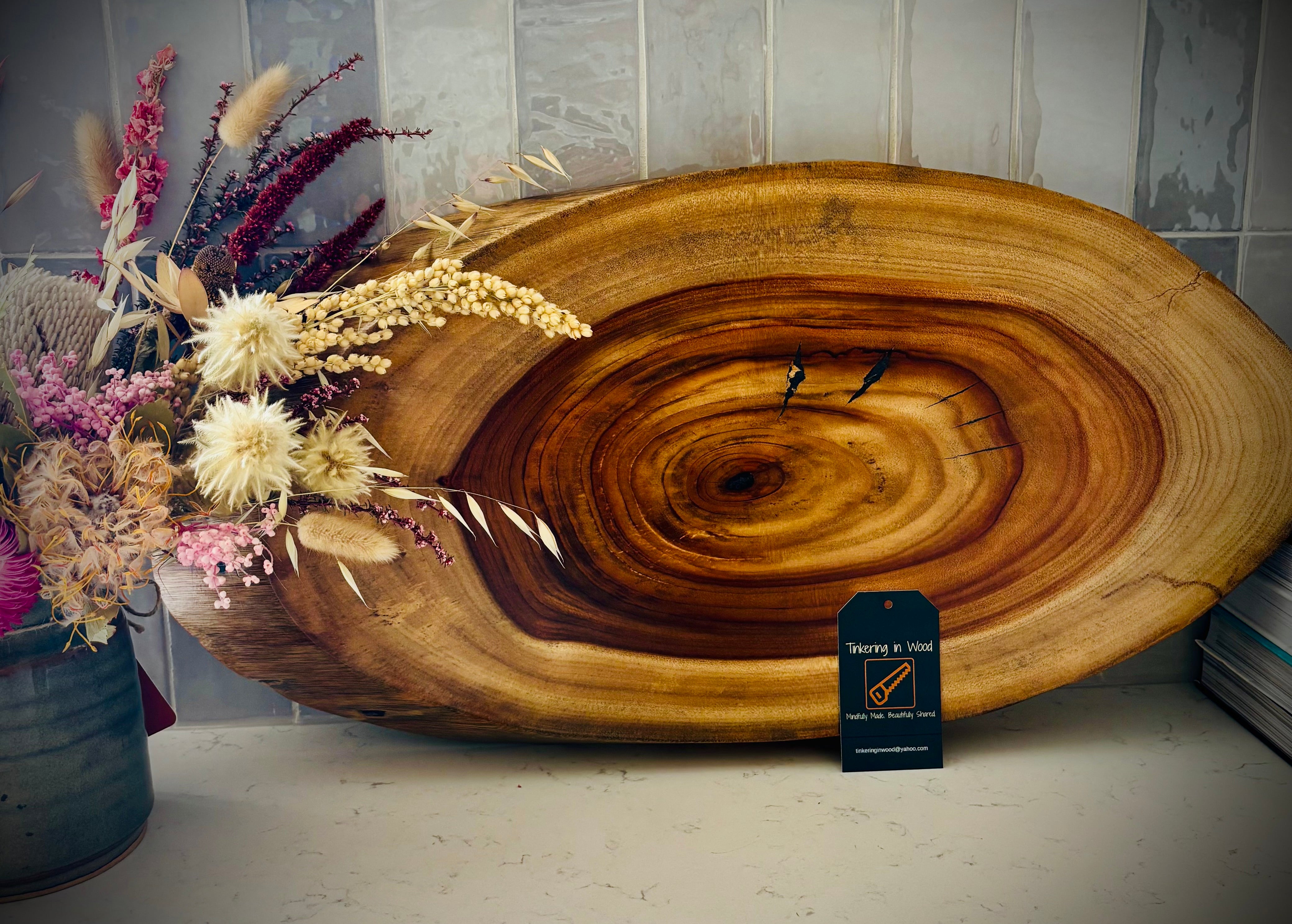 Hardwood Camphor laurel Charcuterie Board 290x600x42mm